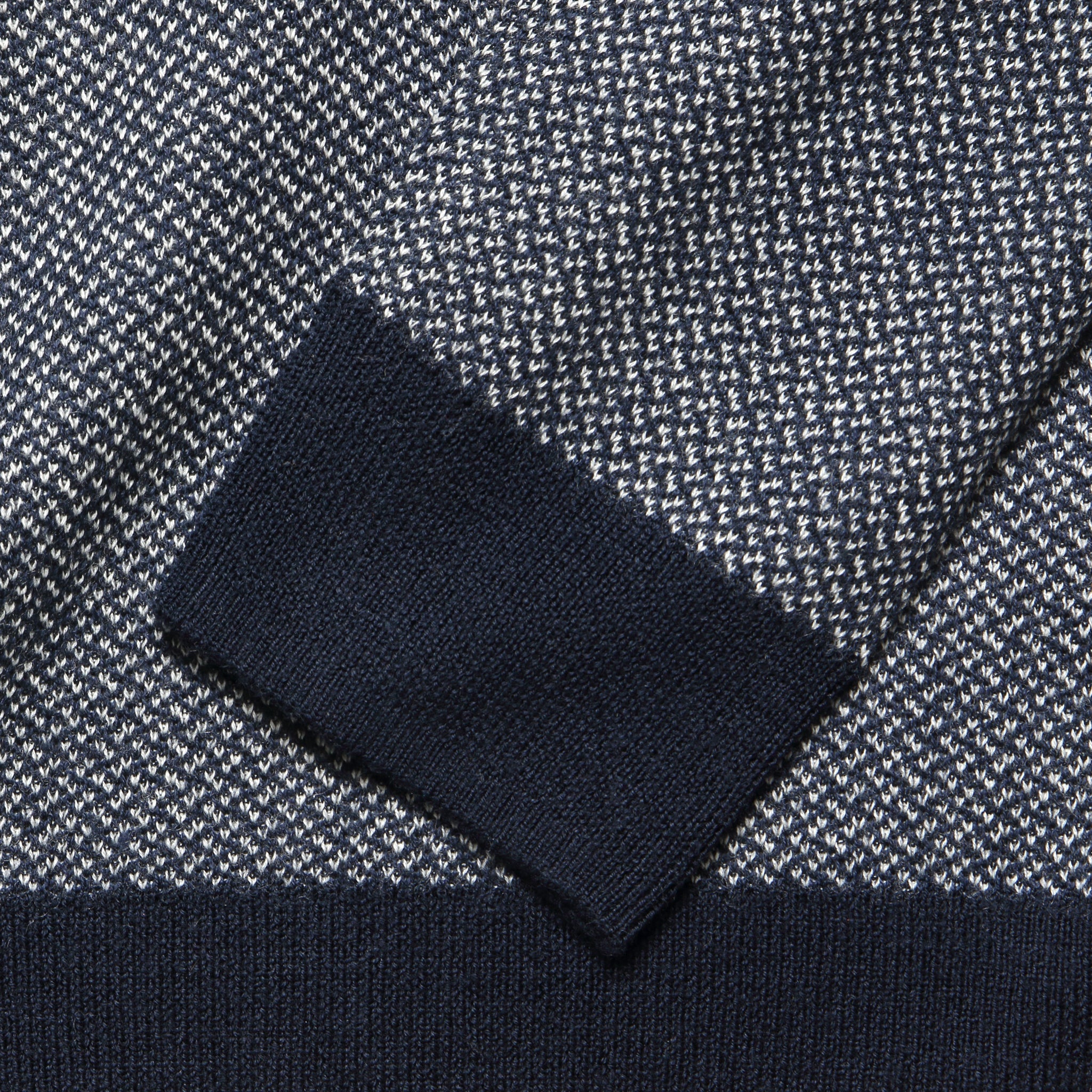 Everett Sweater - Navy Birdseye - Image 3