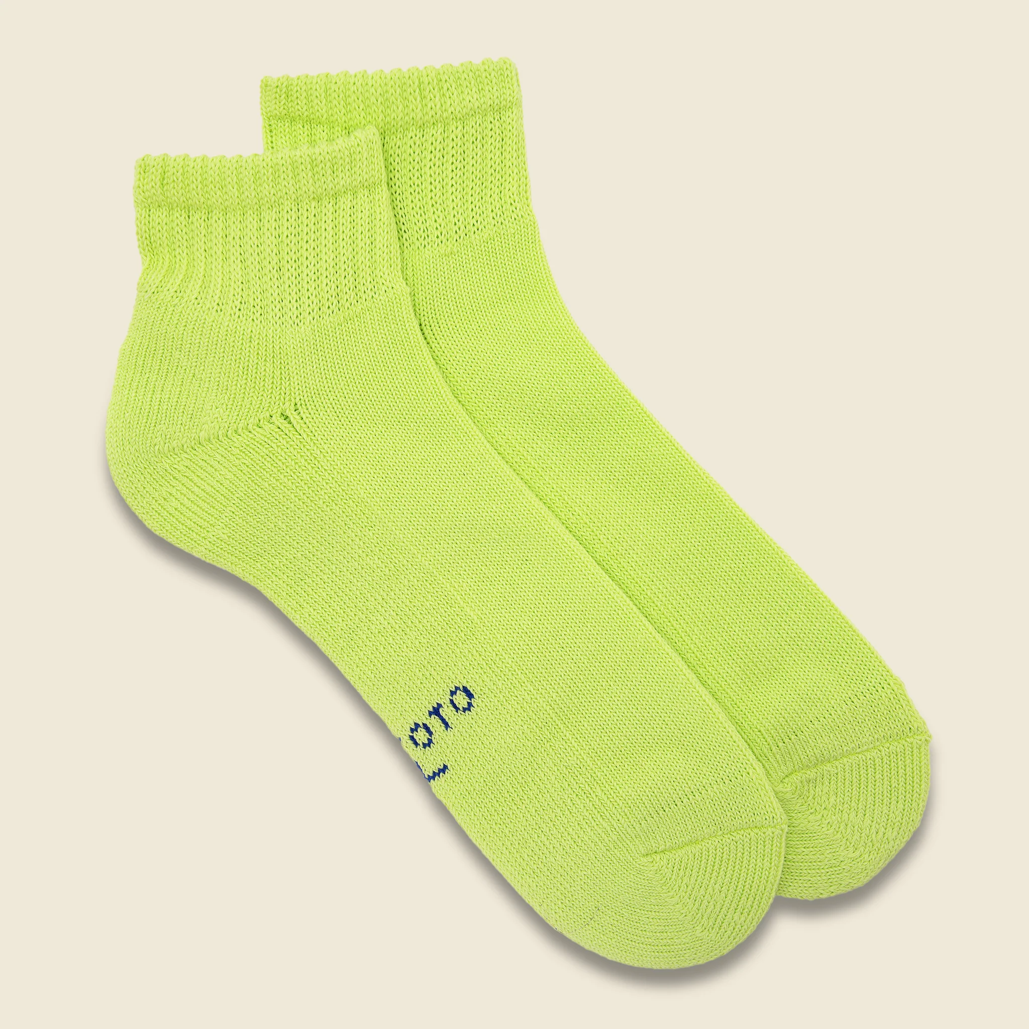 Everyday Pile Ankle Sock - Lime