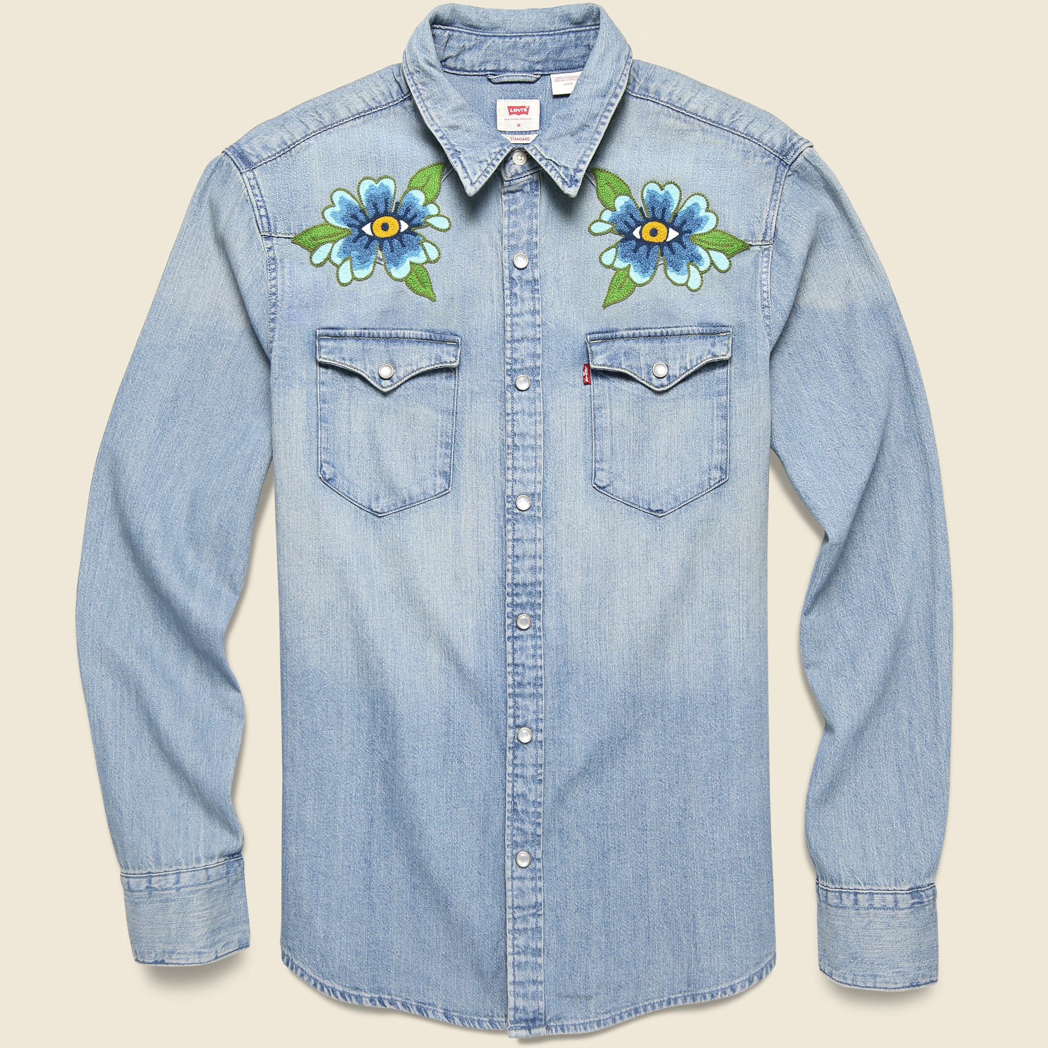 Eye Flowers Western Shirt