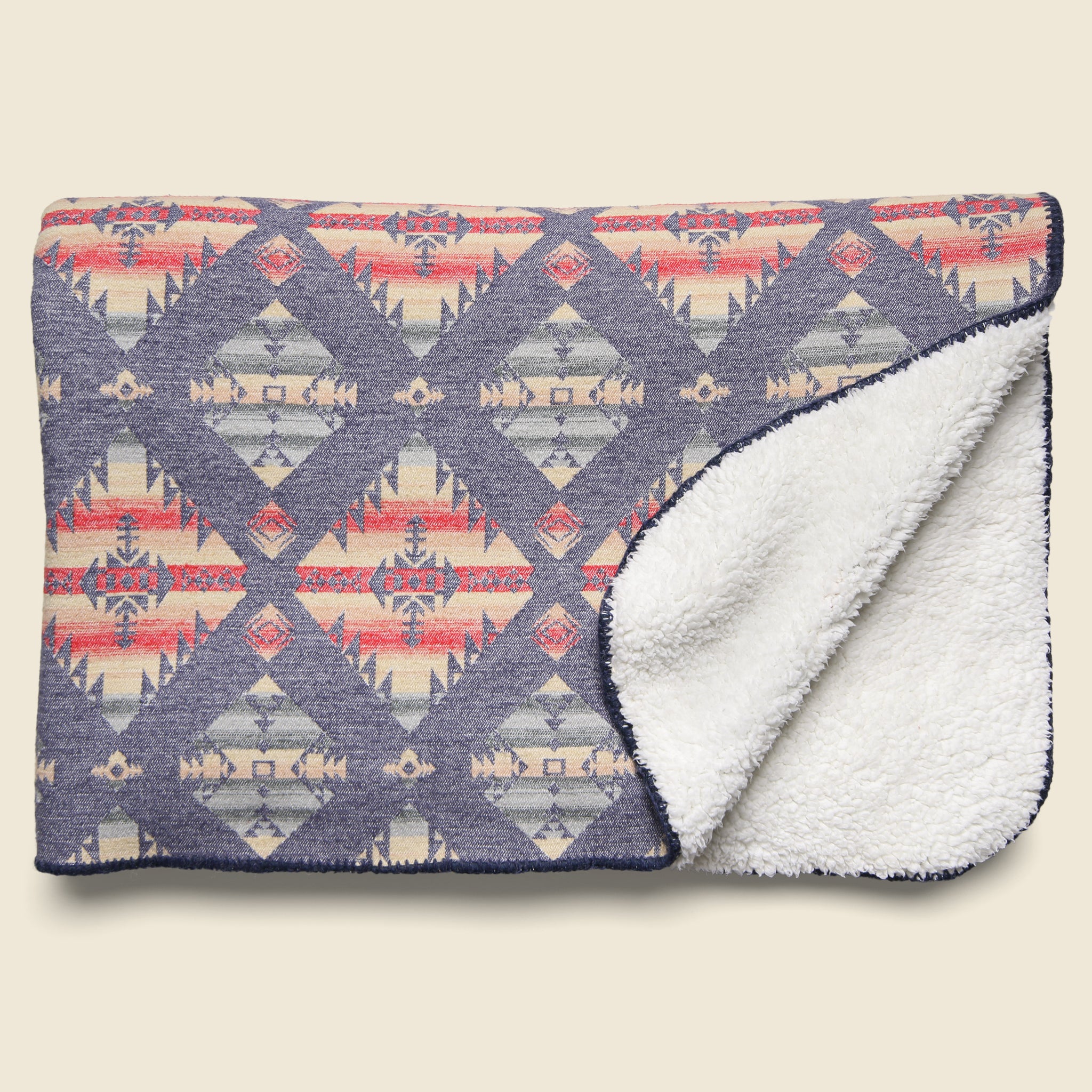 Aspen Sherpa Blanket - Beacon Print