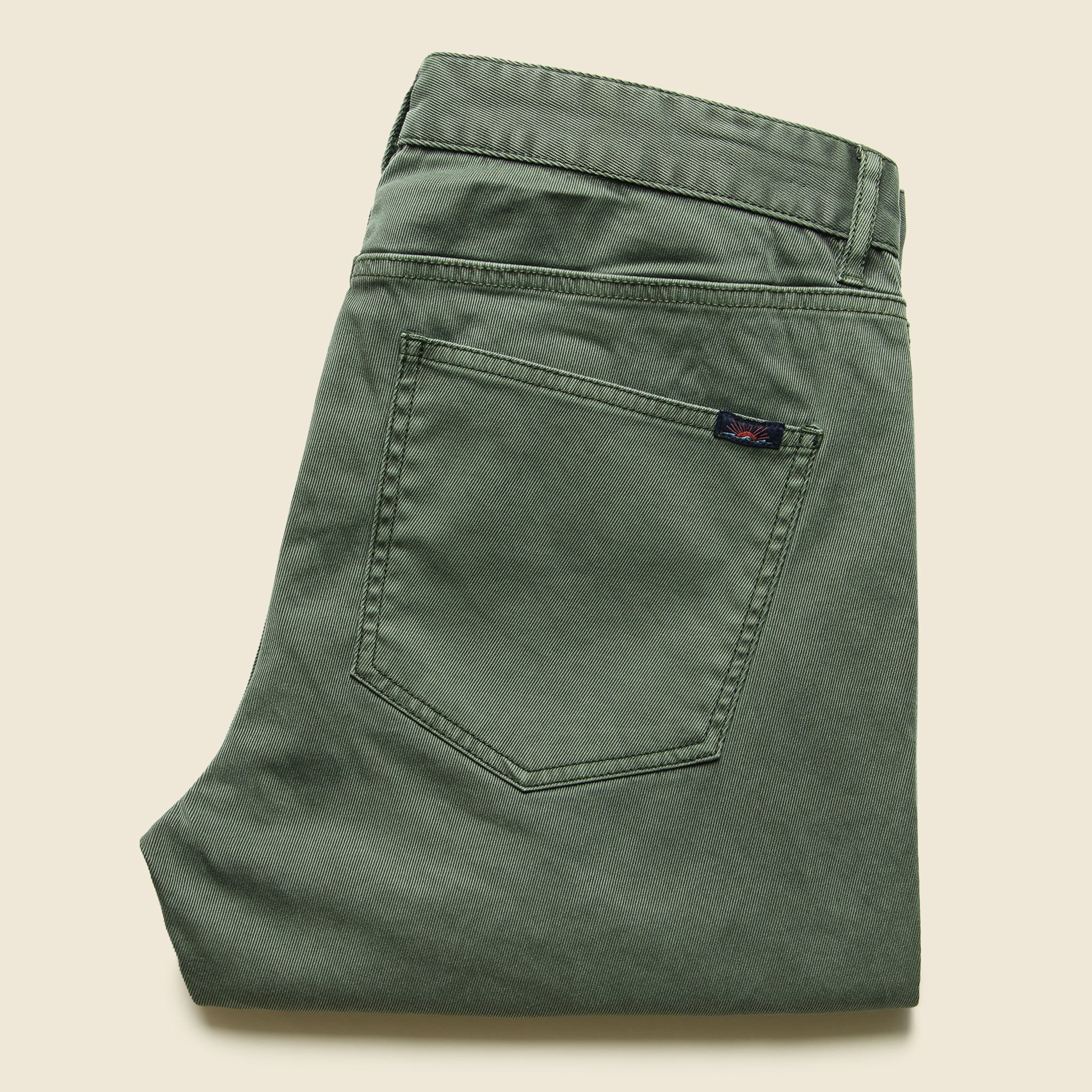 Comfort Twill Jean - Hunter Green - Image 3