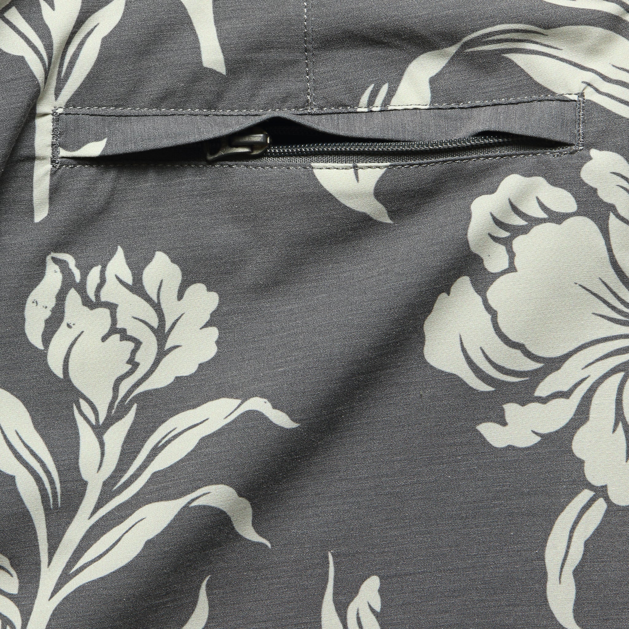 Classic 7" Boardshort - Black Floral - Image 3
