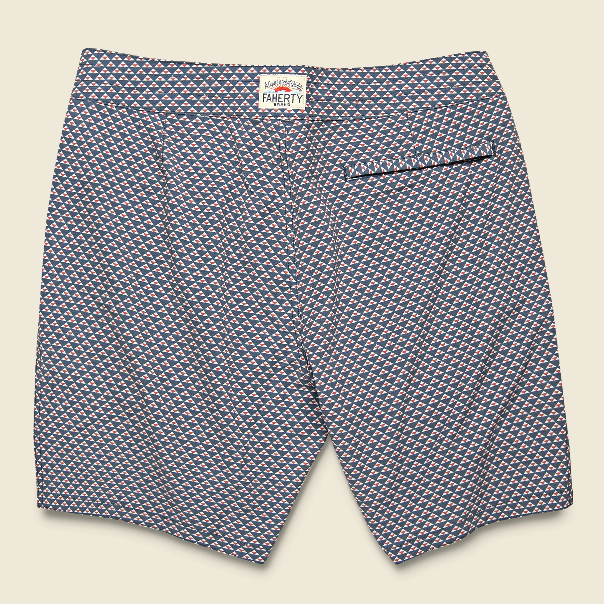 Classic 7" Boardshort - Geo Pyramid Indigo - Image 2