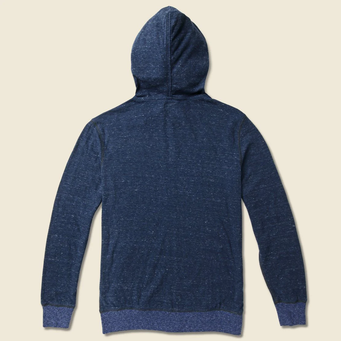 Dual Knit Zip Hoodie - Navy - Image 2