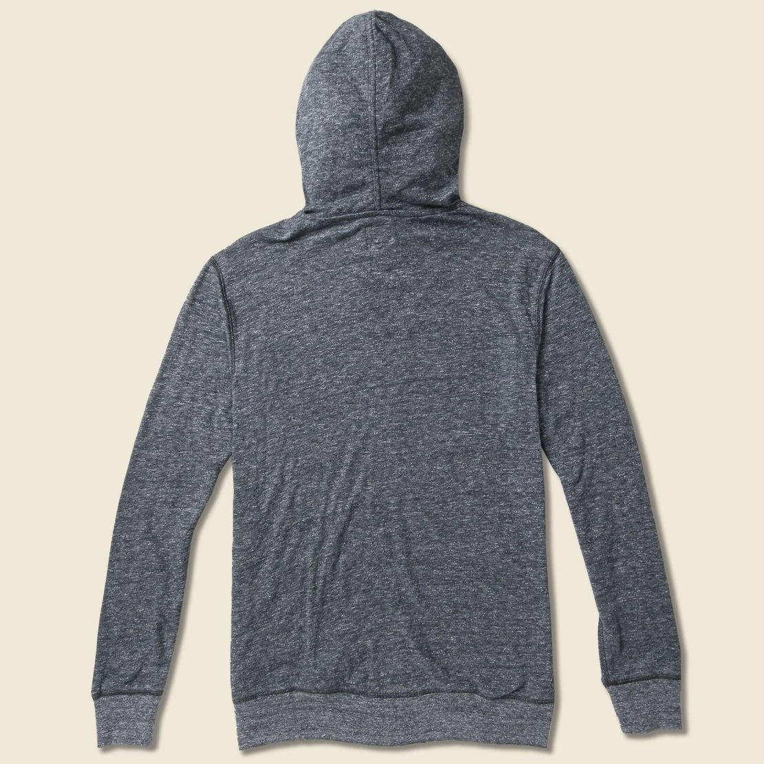 Dual Knit Zip Hoodie - Washed Black - Image 2