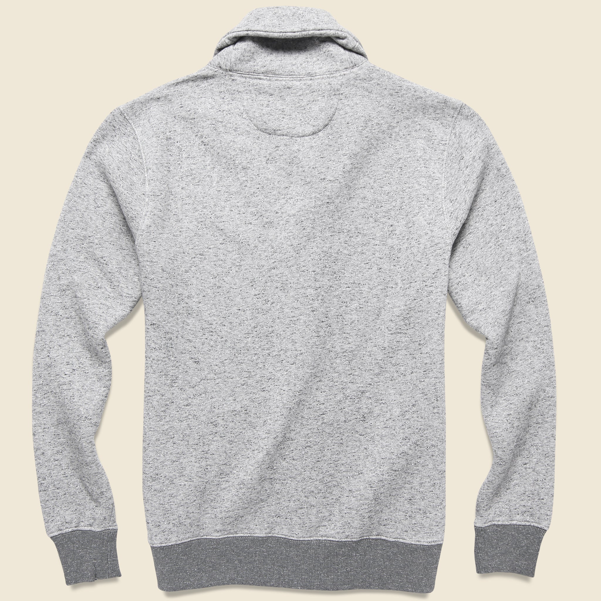 Heritage Fleece Cardigan - Heather Grey - Image 2