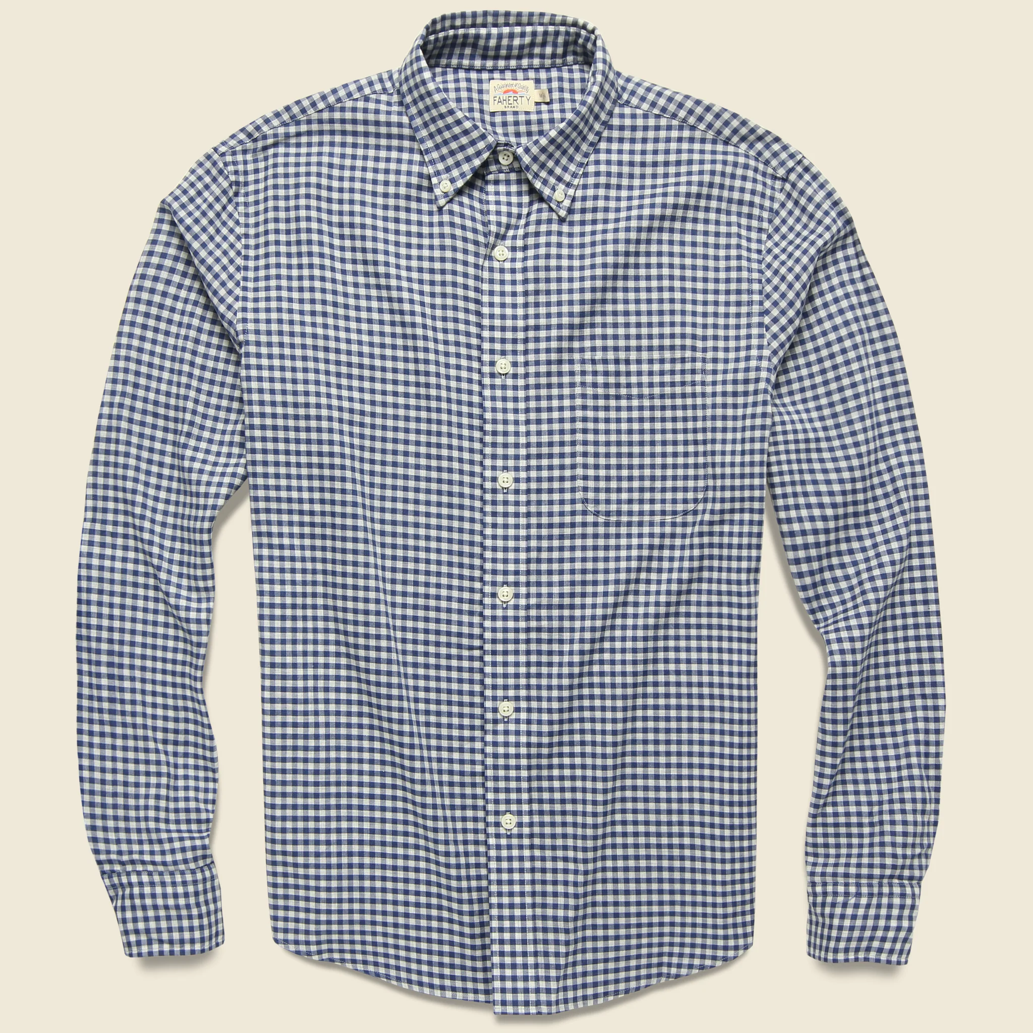 Everyday Shirt - Navy Heather Gingham