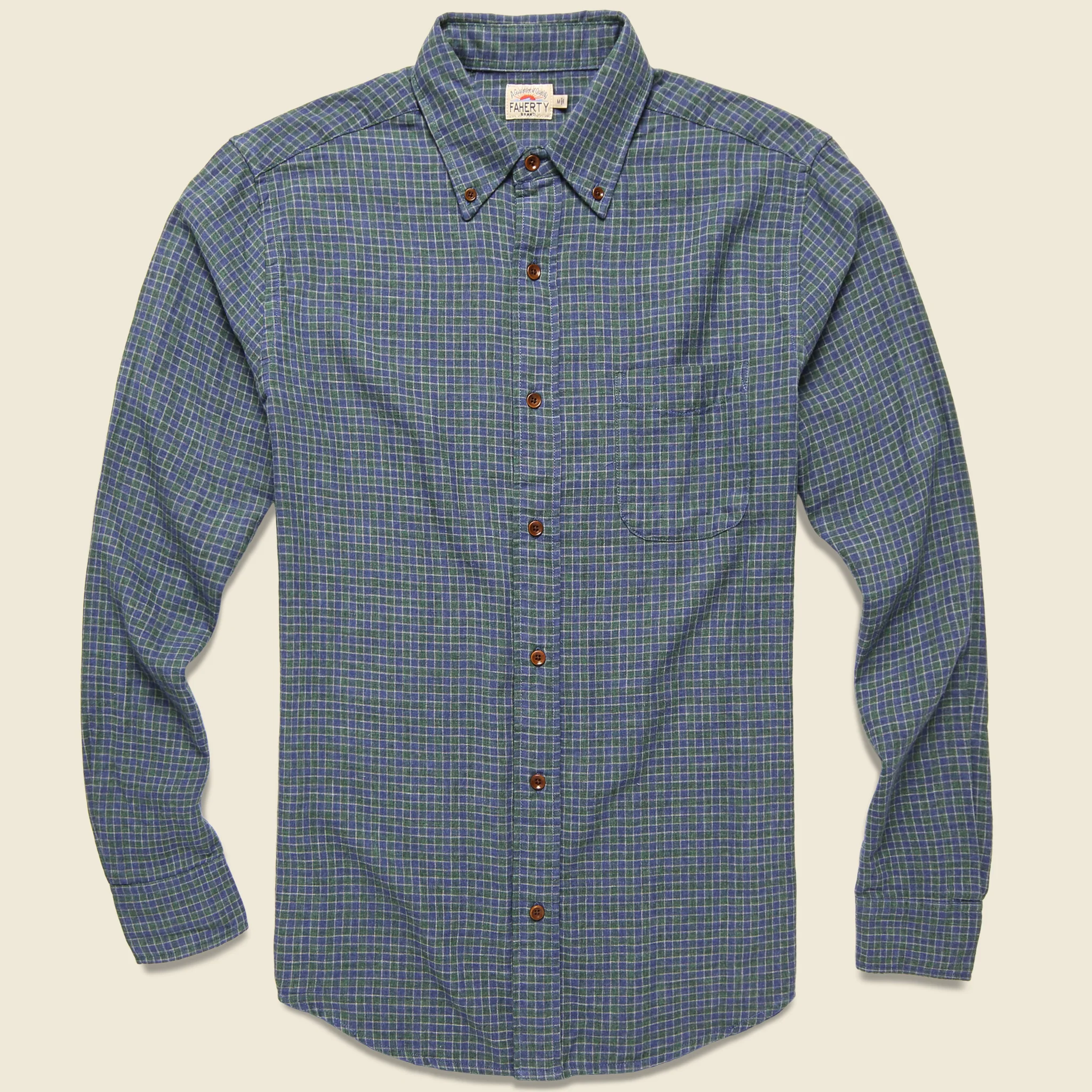 Doublecloth Pacific Shirt - Hunter Shadow Check