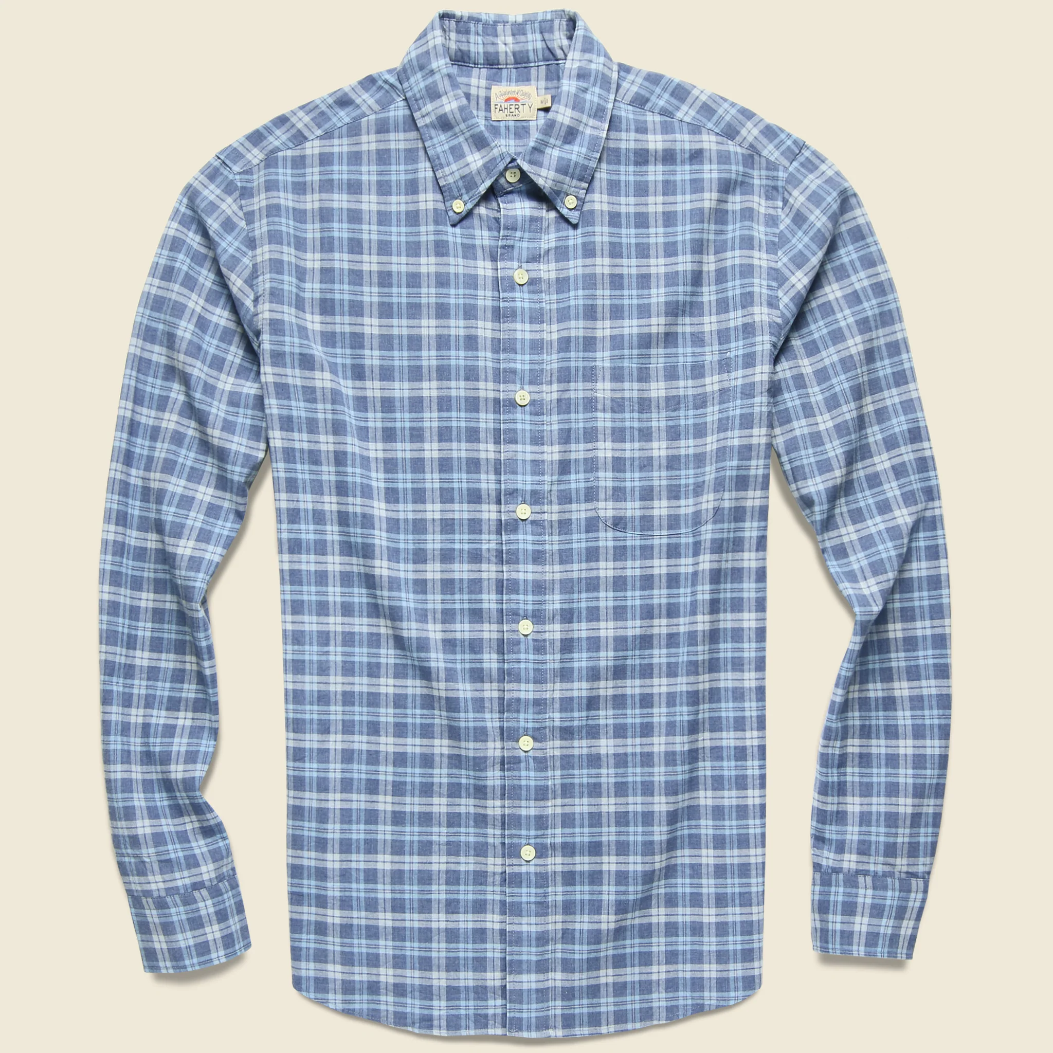 Pacific Shirt - Melange Blue Multi