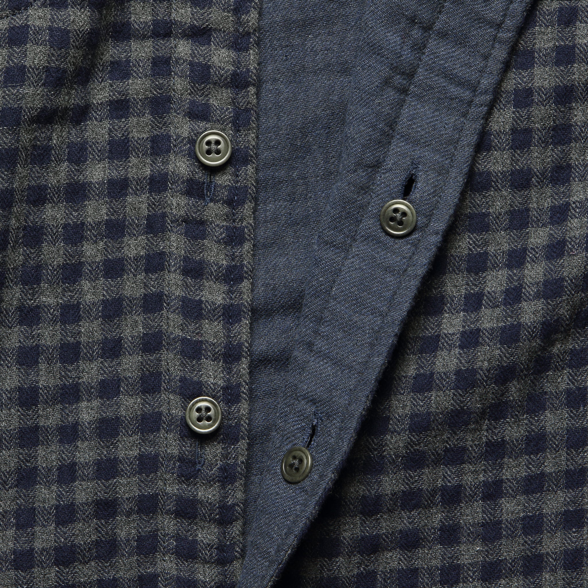 Belmar Workshirt - Charcoal Navy Check - Image 5