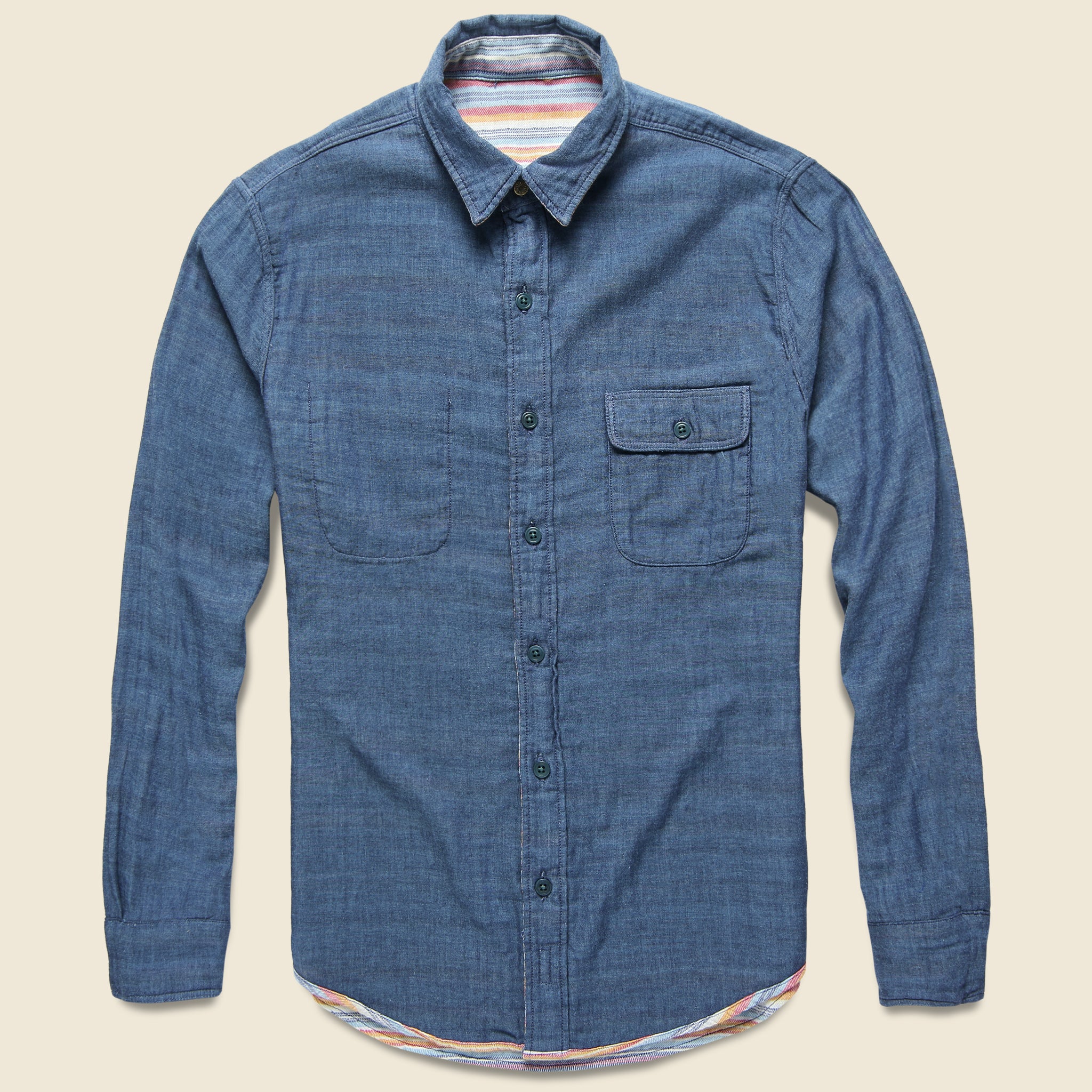 Reversible Belmar Shirt - Morning Light Serape - Image 3
