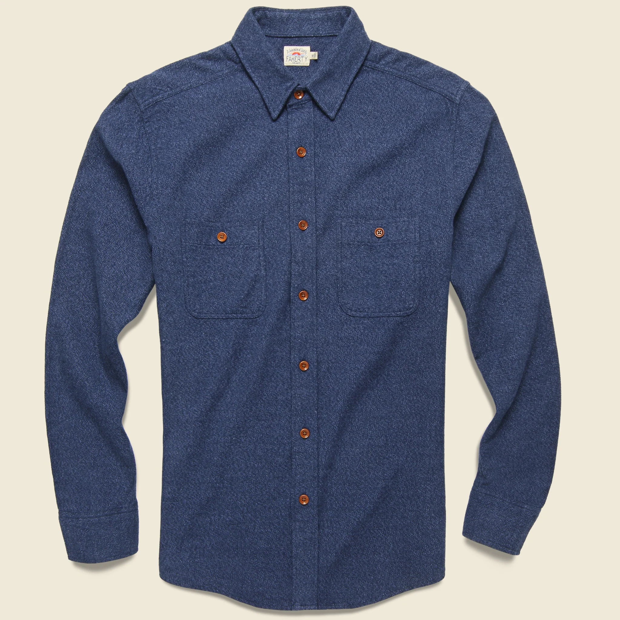 Brushed Alpine Flannel - Navy
