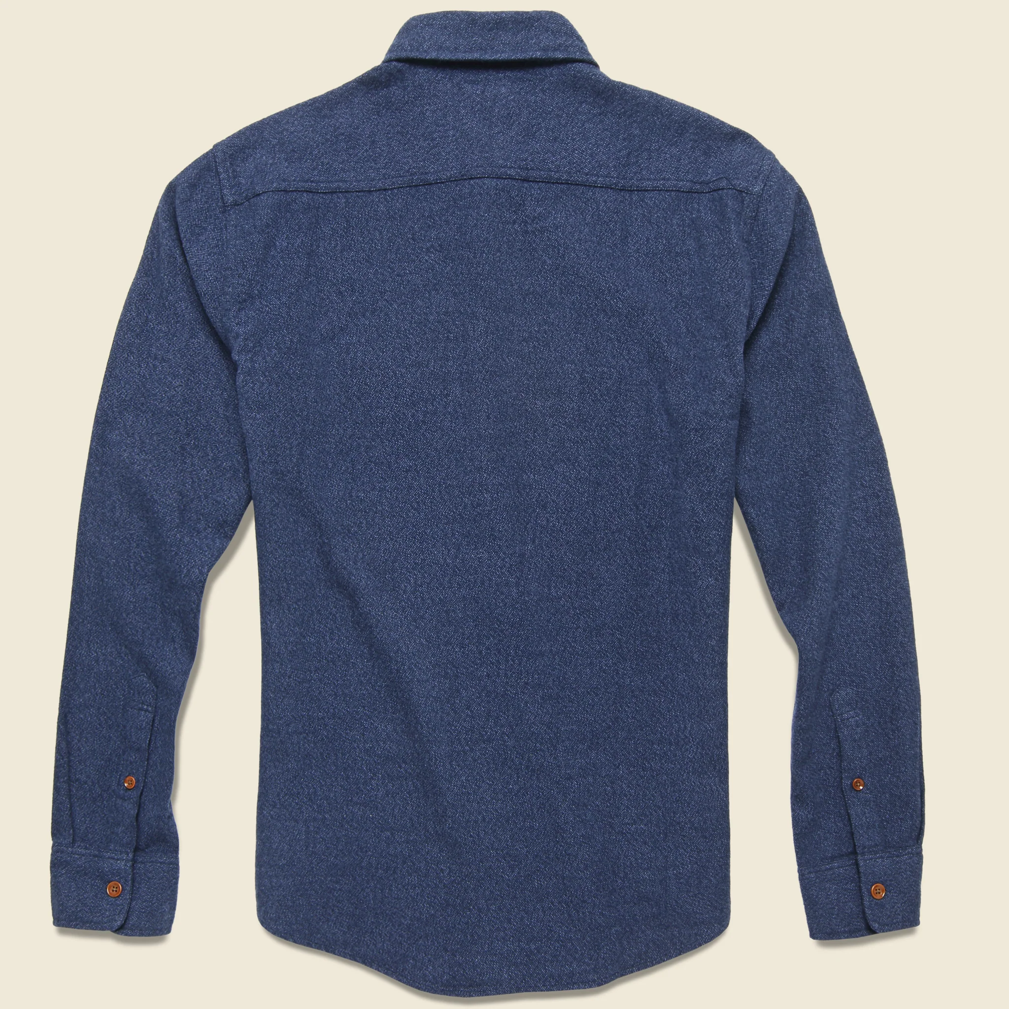 Brushed Alpine Flannel - Navy - Image 2