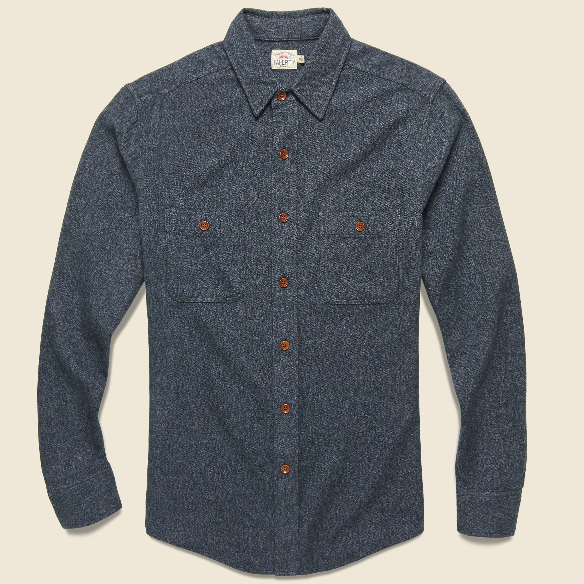 Brushed Alpine Flannel - Washed Black