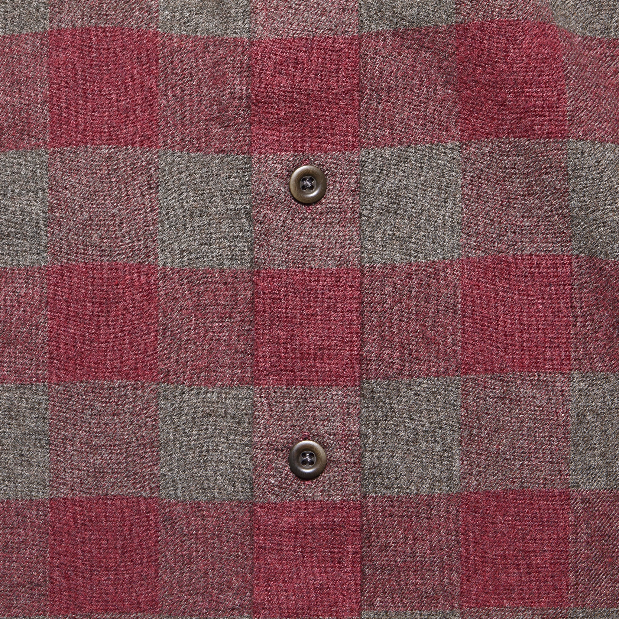 Brushed Alpine Flannel - Wine/Chestnut Buffalo - Image 3