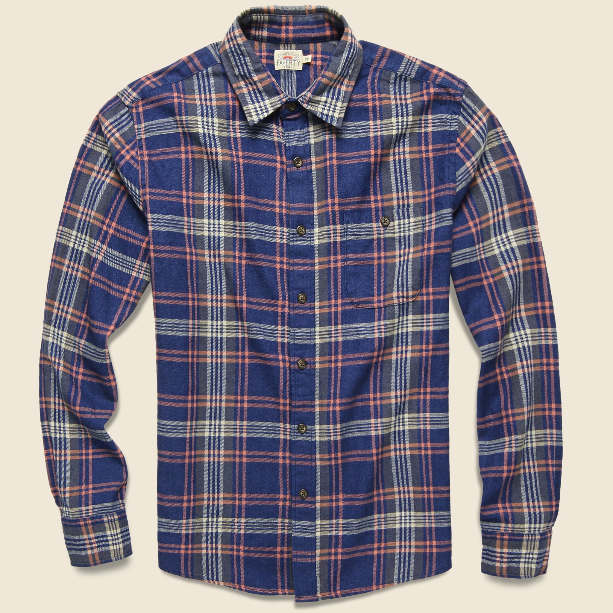 Stretch Seaview Flannel - Cardiff Plaid