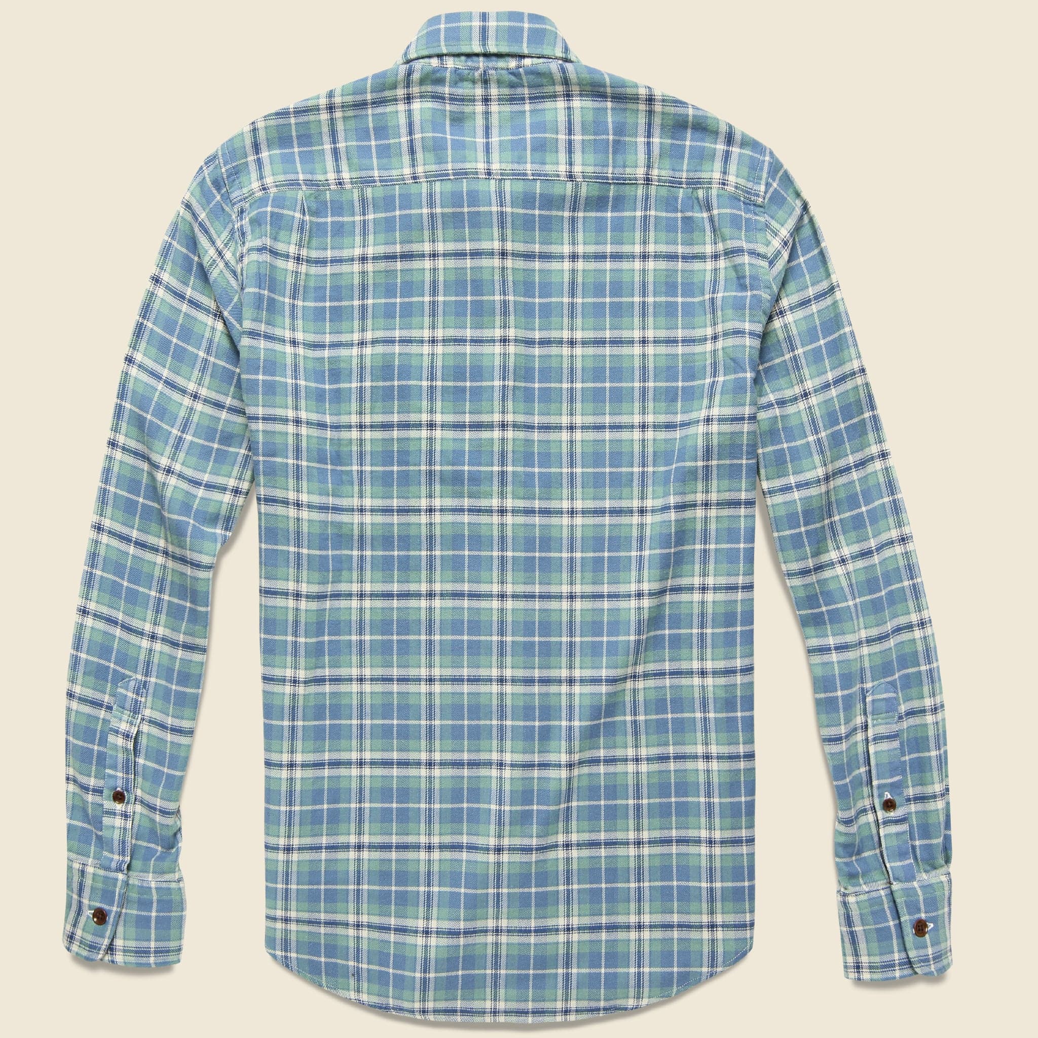 Stretch Seaview Shirt - Dusty Ocean Plaid - Image 2