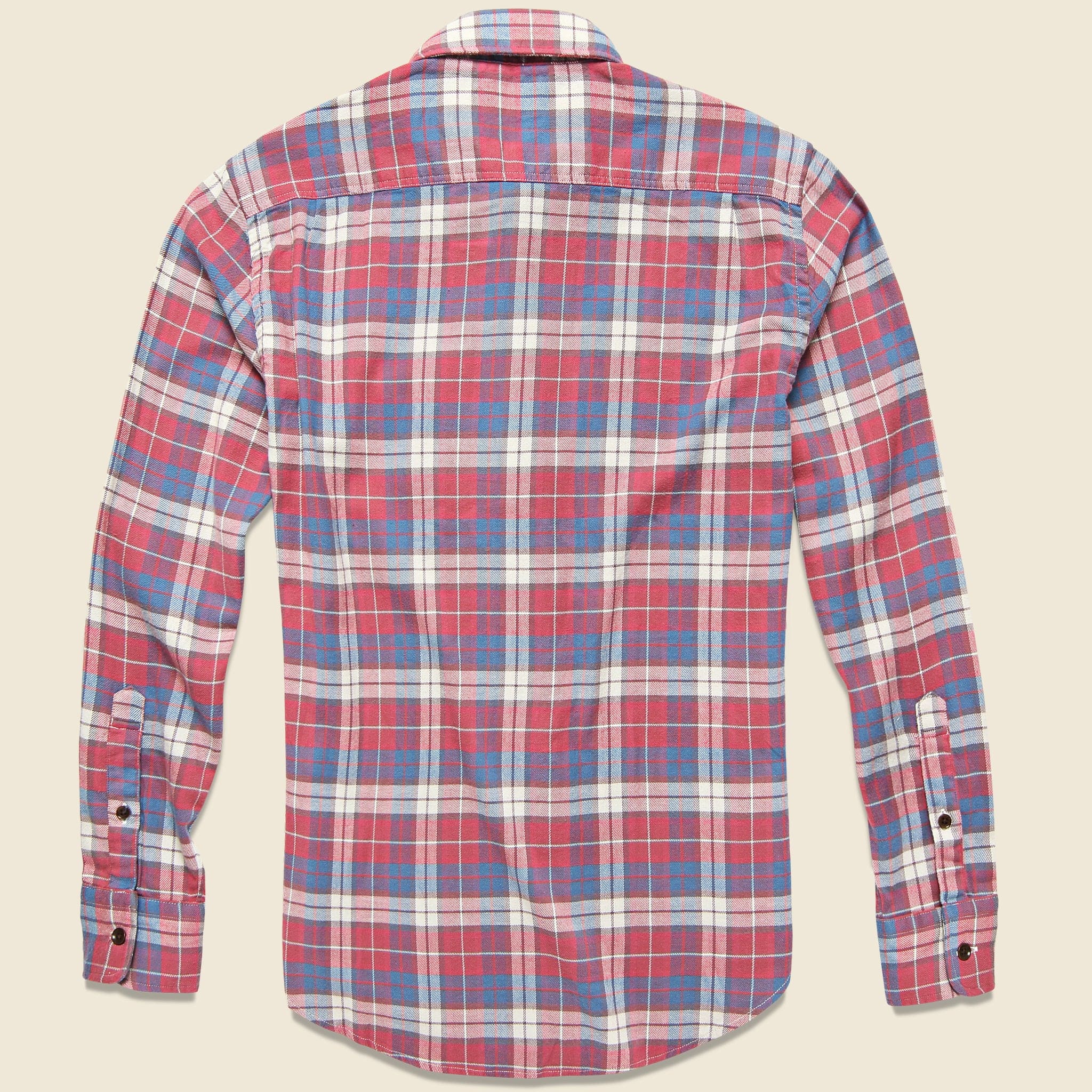 Stretch Seaview Shirt - Red Horizon Blue - Image 2