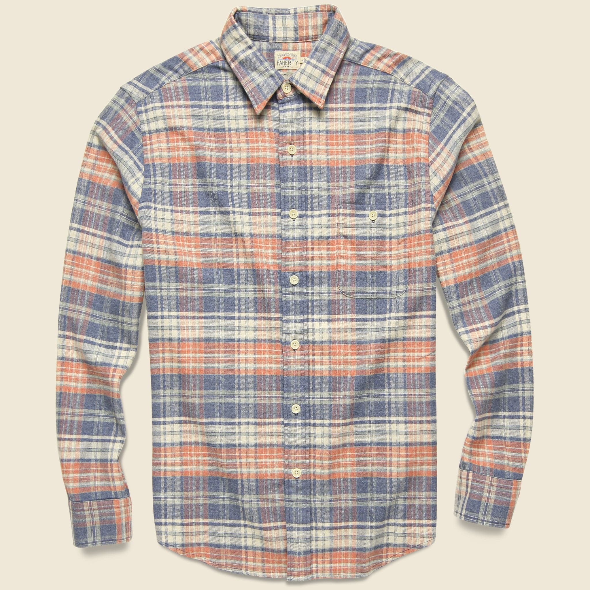 Stretch Seaview Flannel - Autumn Plaid