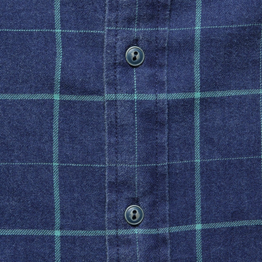Windowpane Ventura Shirt - Indigo/Blue - Image 3