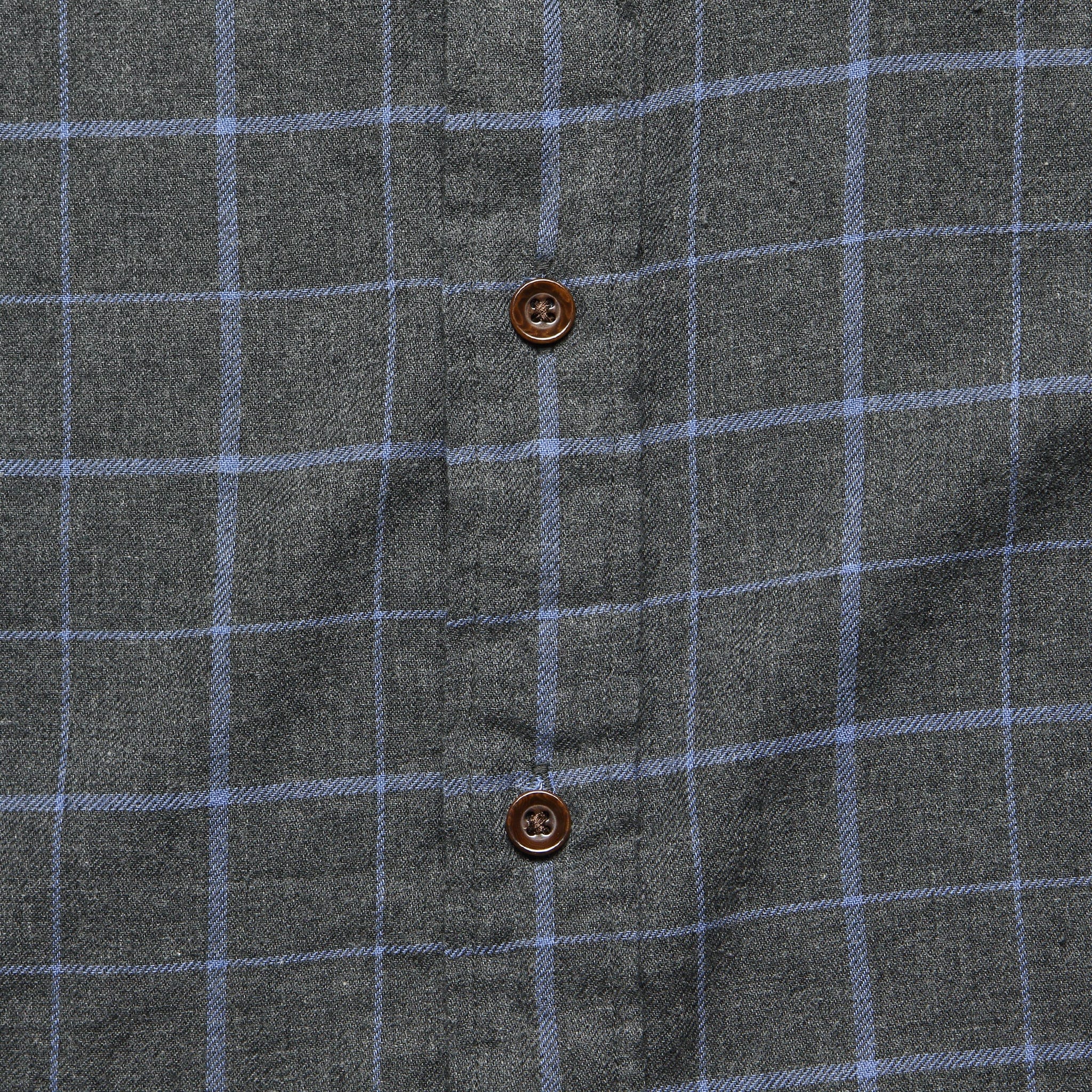 Windowpane Ventura Shirt - Black - Image 3