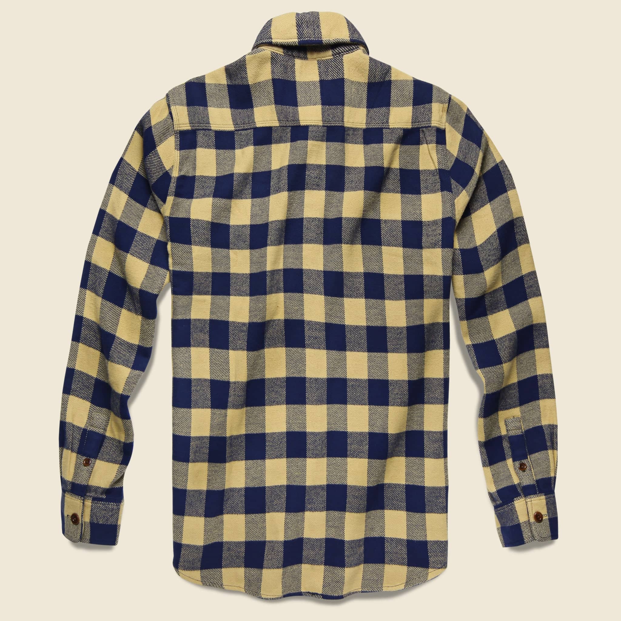 Vintage Twill Flannel - Navy/Gold - Image 2