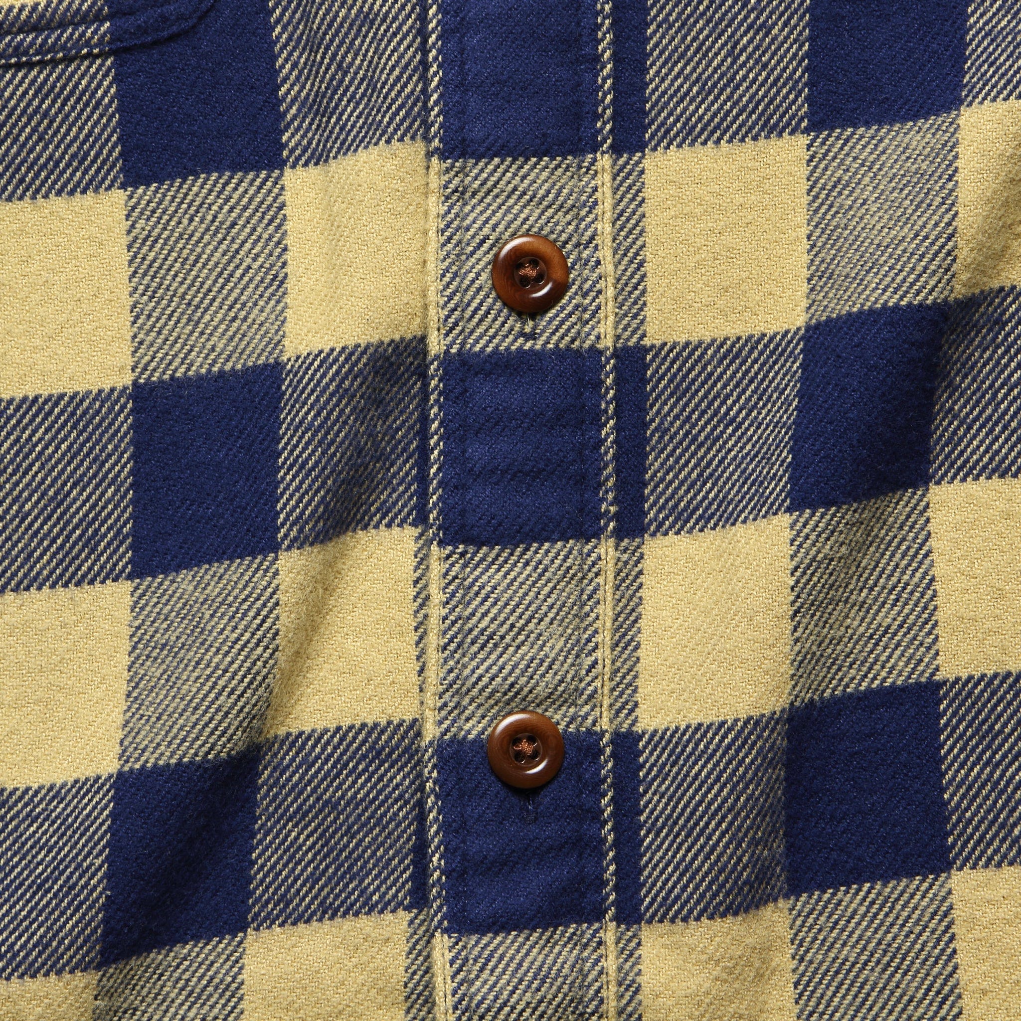 Vintage Twill Flannel - Navy/Gold - Image 3