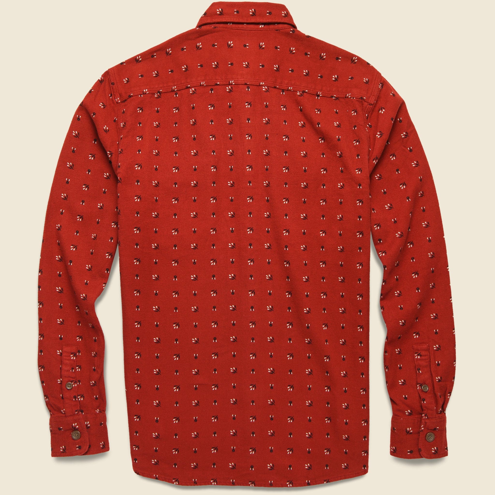 Vintage Twill Workshirt - Winter Bandana Print - Image 2