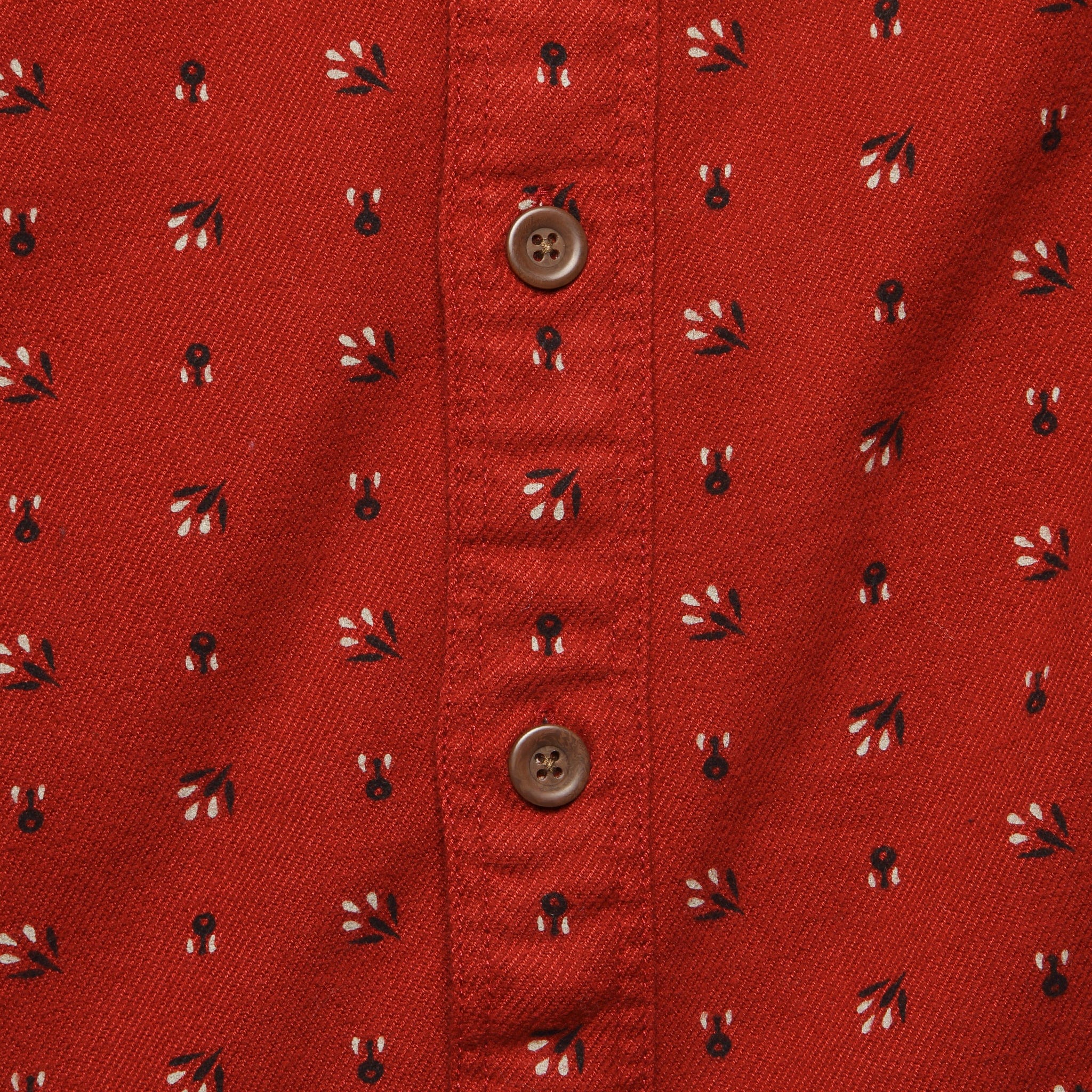 Vintage Twill Workshirt - Winter Bandana Print - Image 3