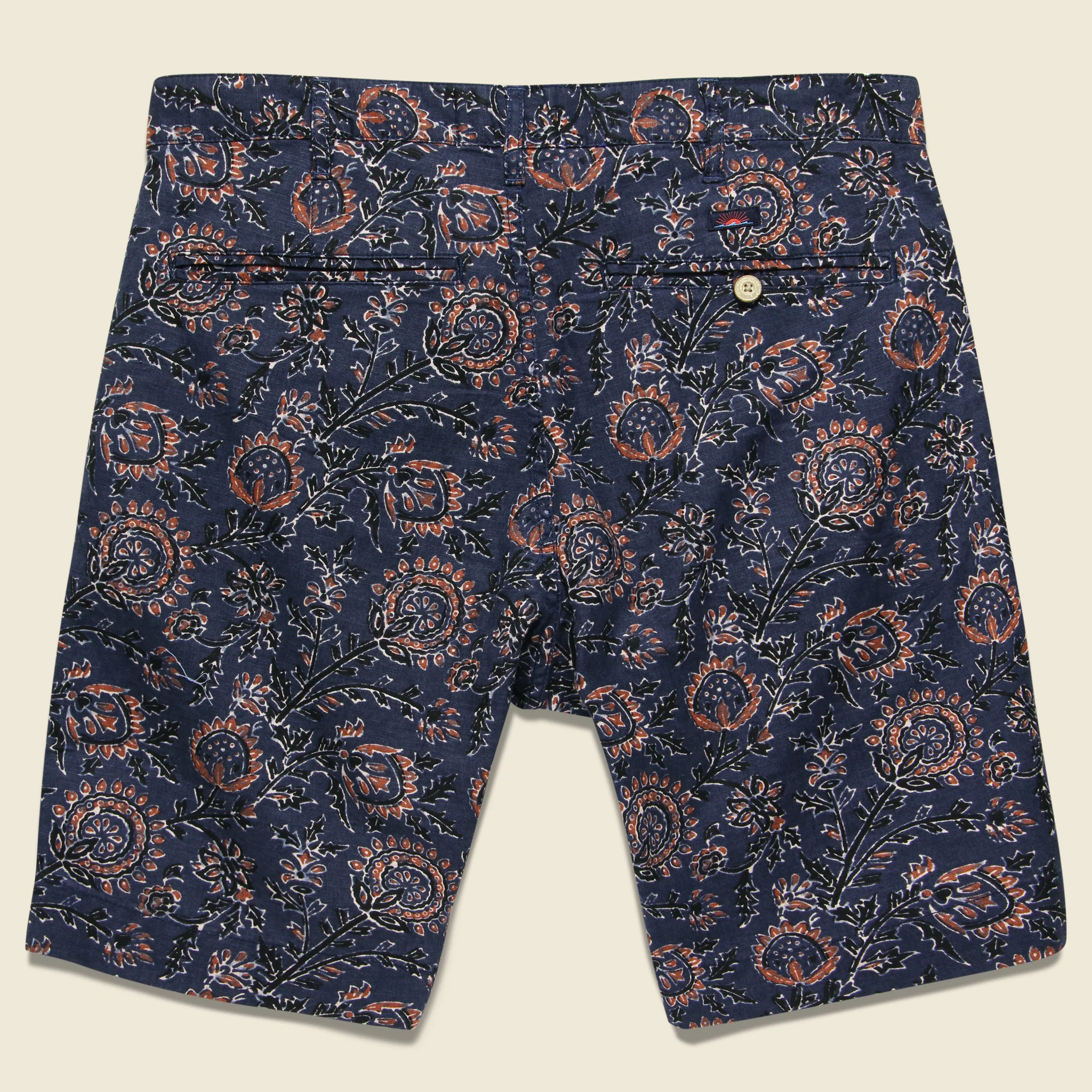 Printed Atoll Short - Indigo Floral - Image 2