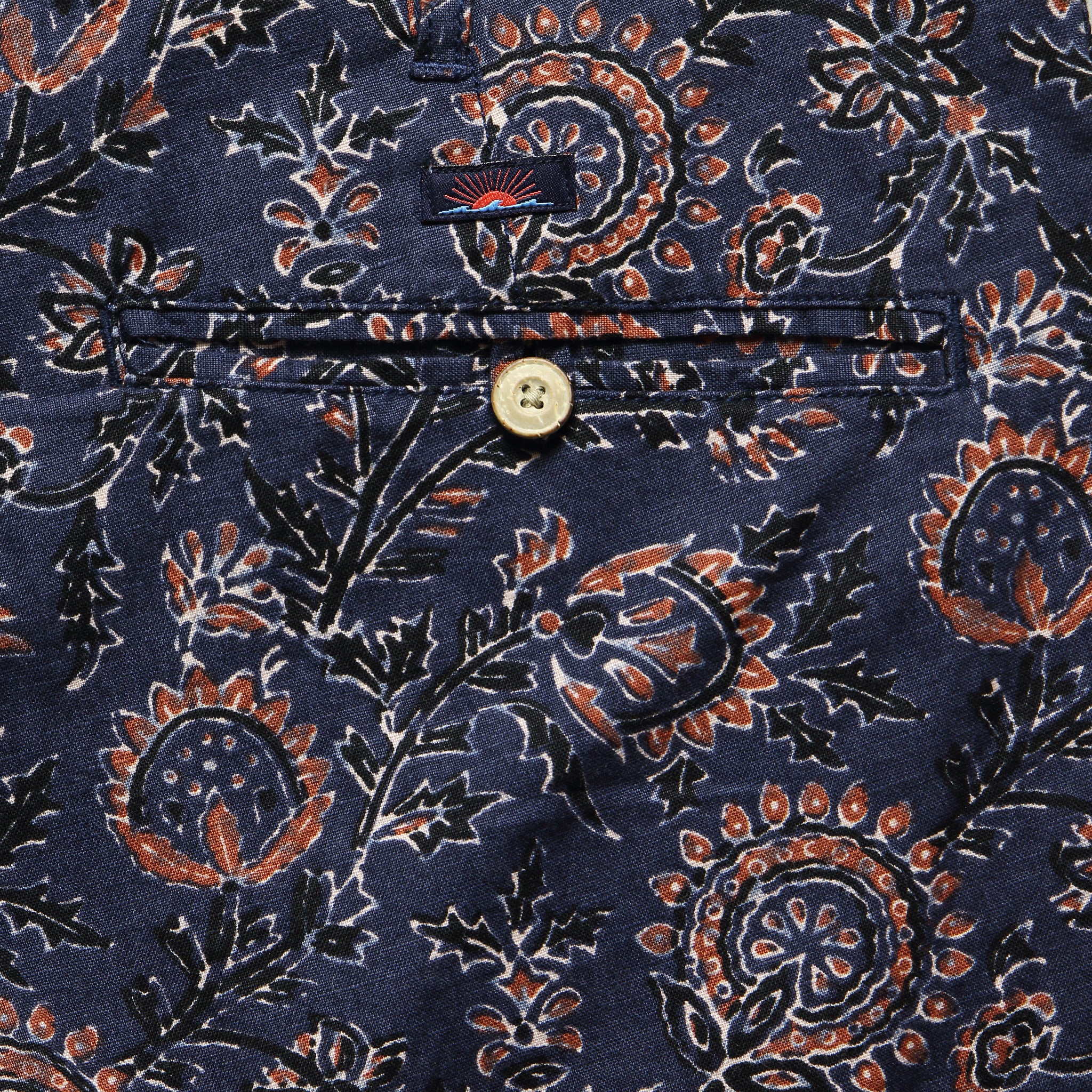 Printed Atoll Short - Indigo Floral - Image 3