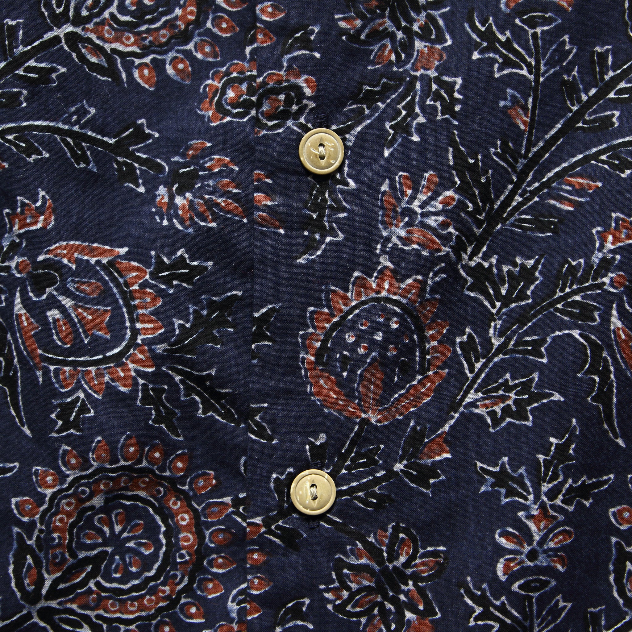 Floral Coast Shirt - Indigo/Navy - Image 3