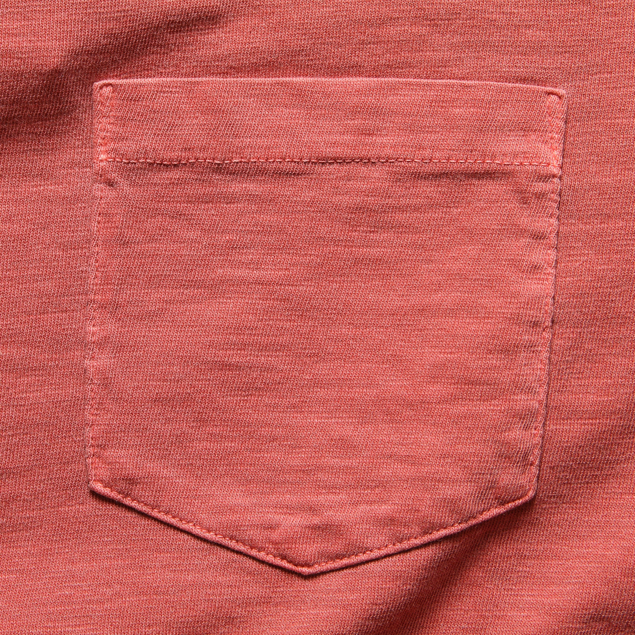 Garment Dye Pocket Tee - Faded Red - Image 2