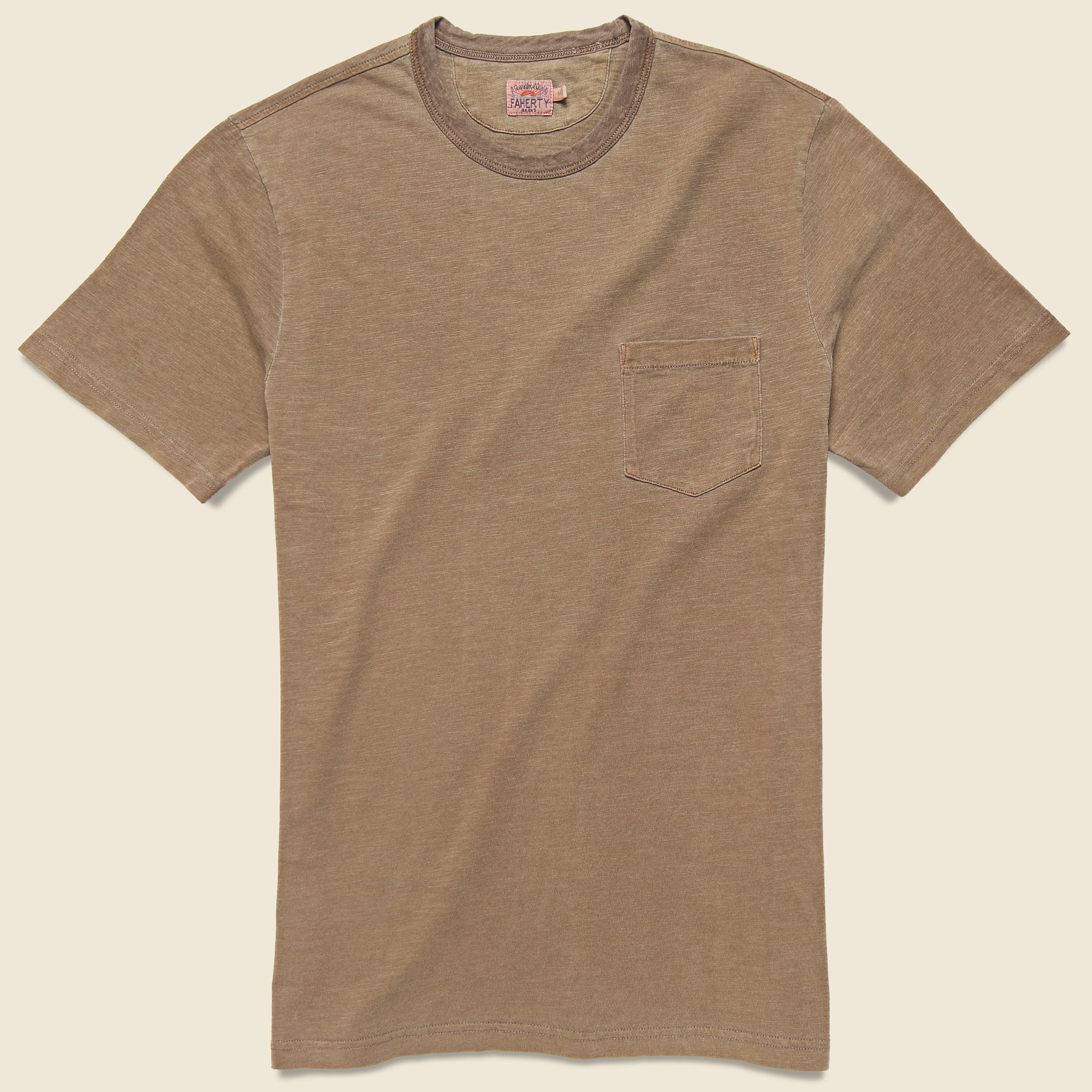 Garment Dyed Pocket Tee - Henna