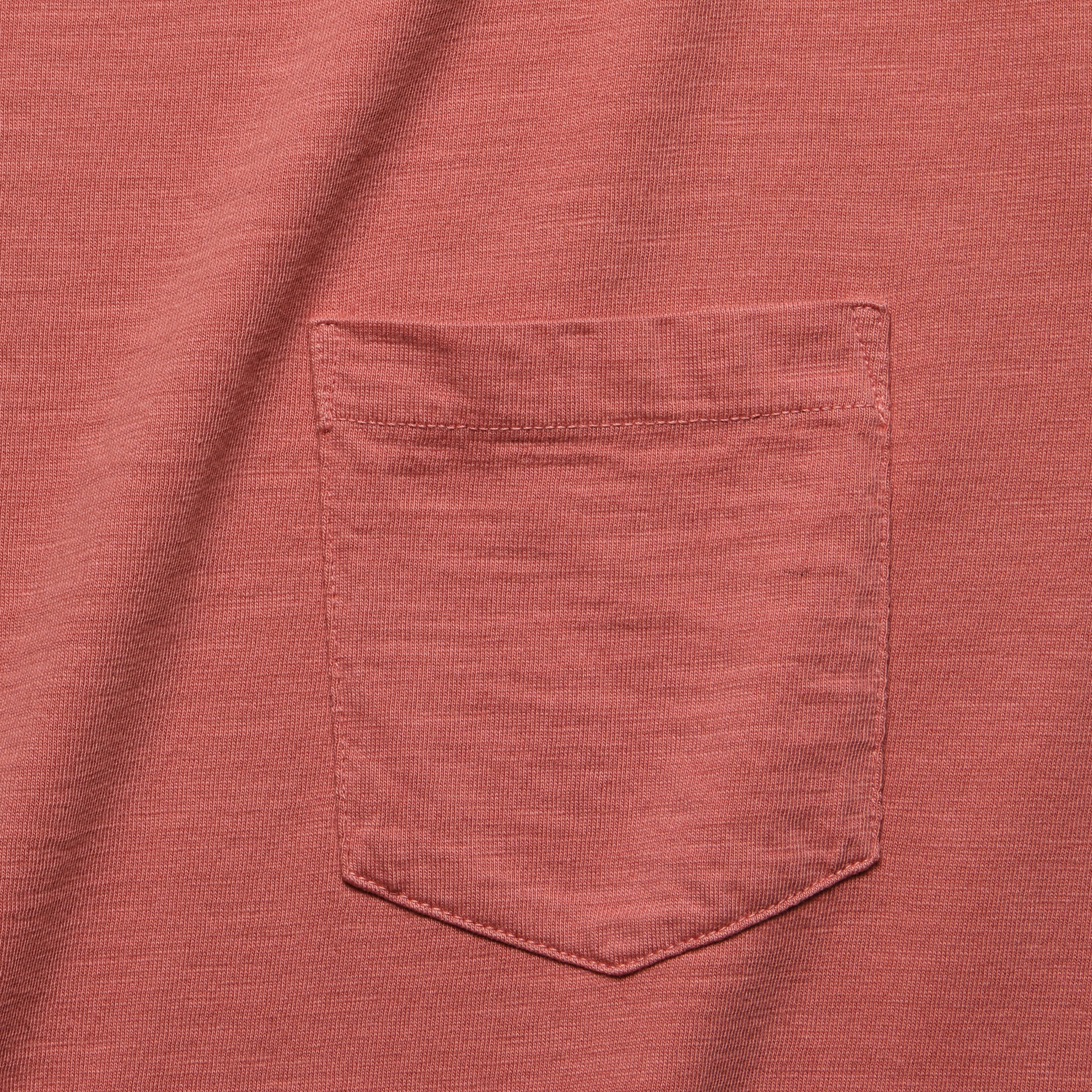 Garment Dyed Pocket Tee - Hermosa Red - Image 3