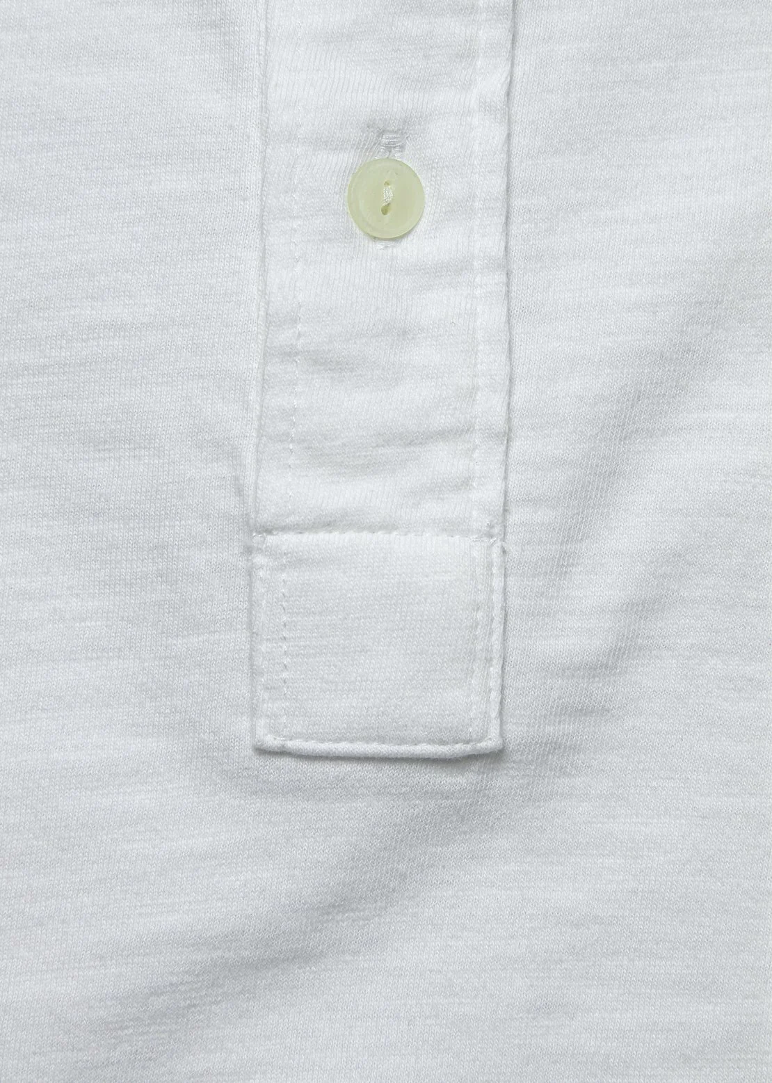 Garment Dyed Polo Shirt - White - Image 2