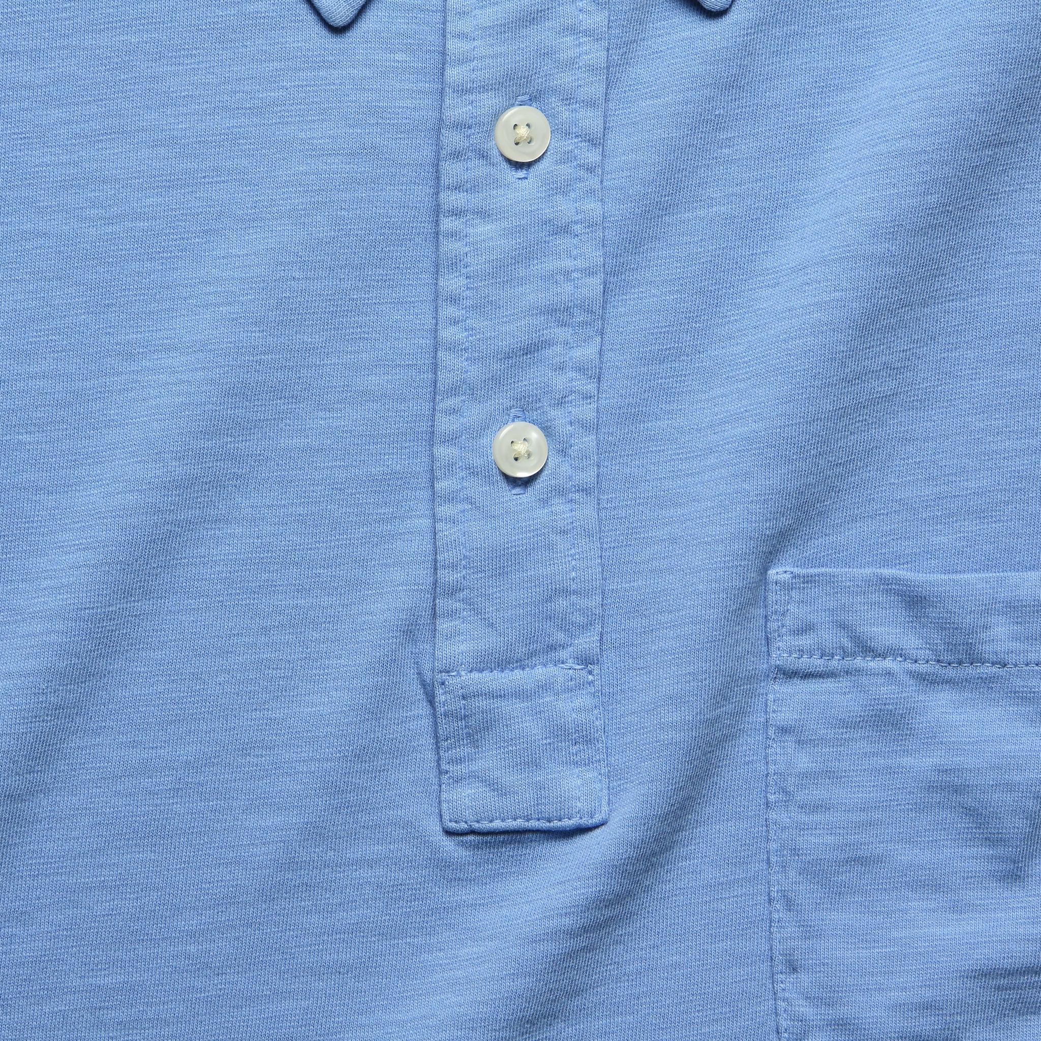 Garment Dyed Polo - Azure - Image 2