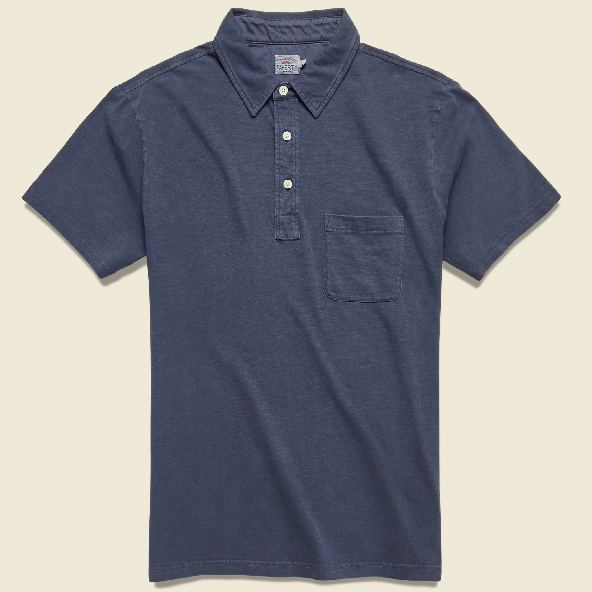 Faherty - S/S Garment Dyed Polo, SS19