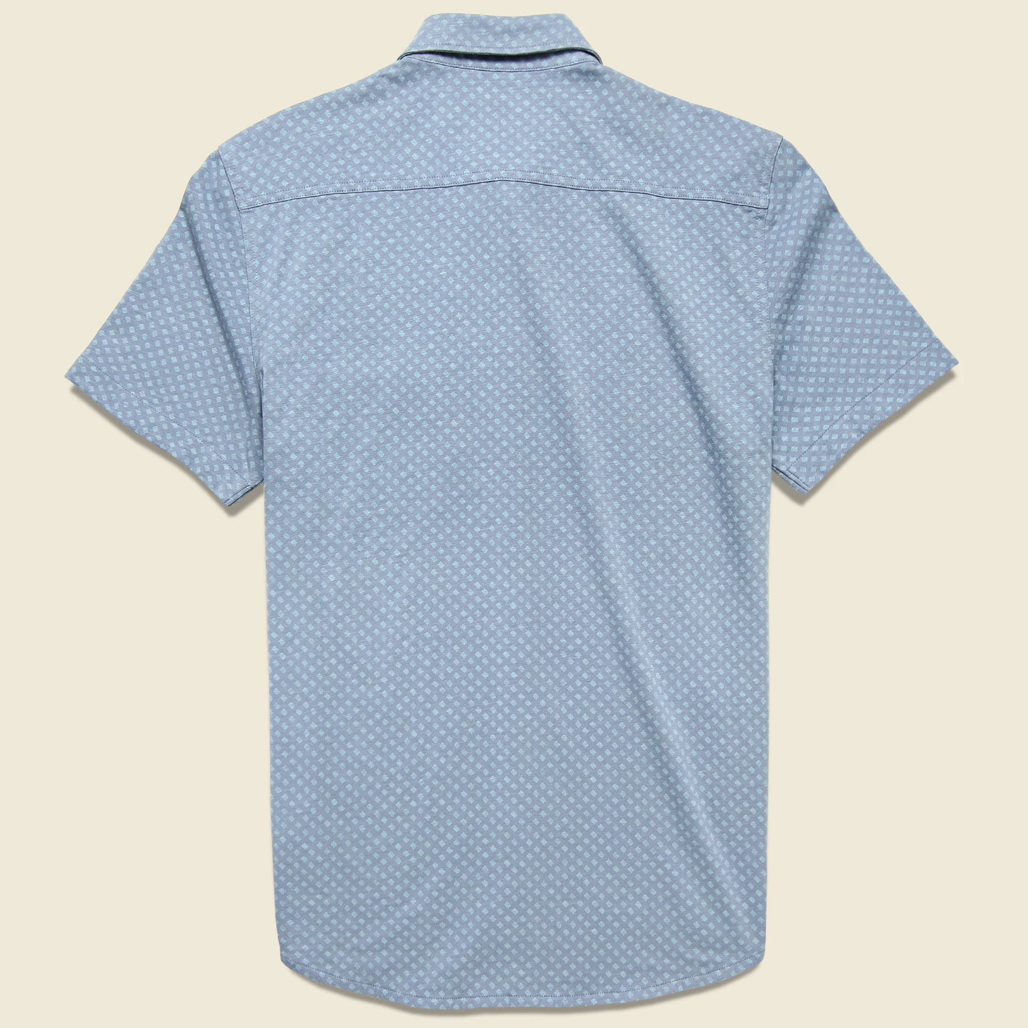 Knit Coast Shirt - Striped Diamond Print - Image 2