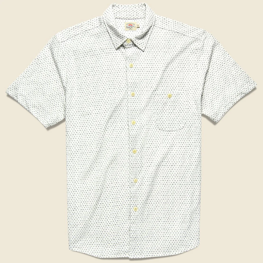 Knit Pacific Shirt - White Flame