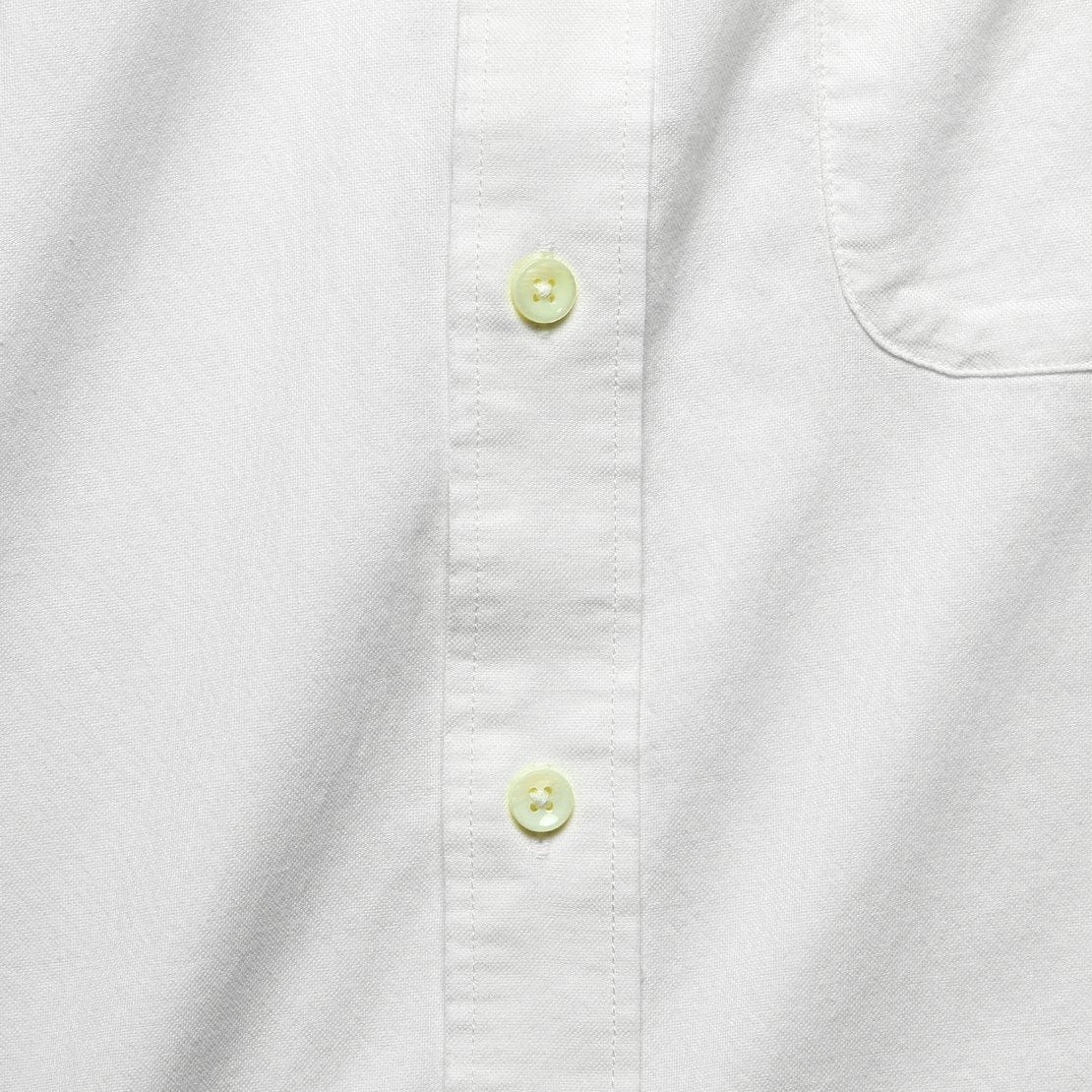 Stretch Oxford Shirt - White - Image 3