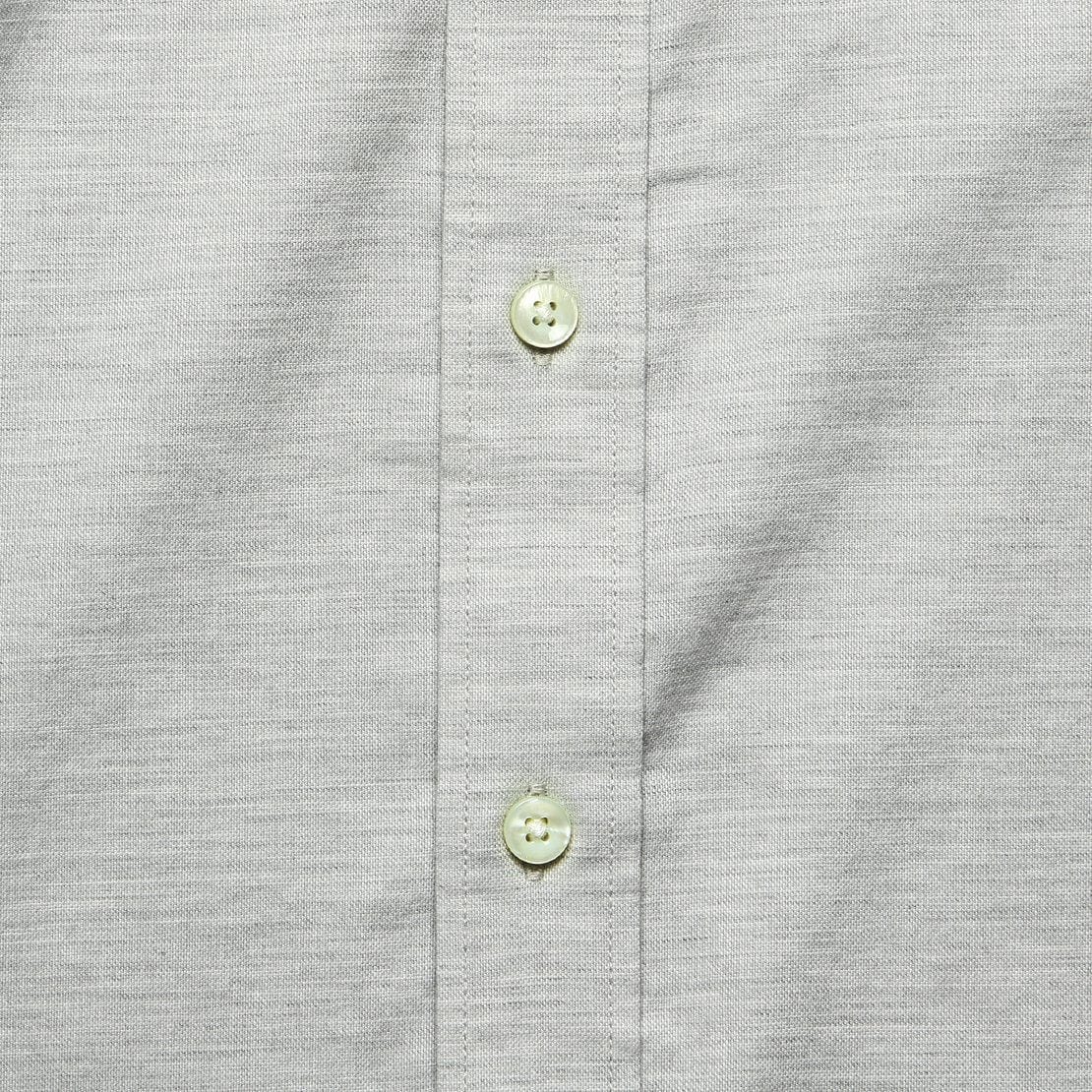 Stretch Oxford Shirt - Grey - Image 3