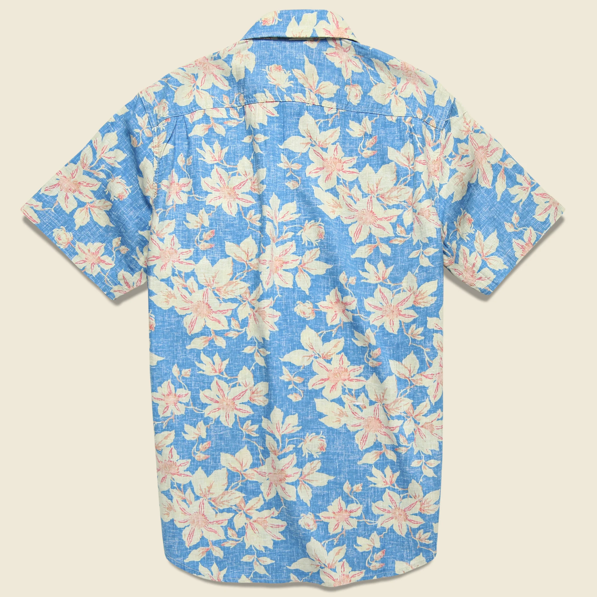 Faherty - S/S Reversible Print Coast Shirt, SS19 - Image 2