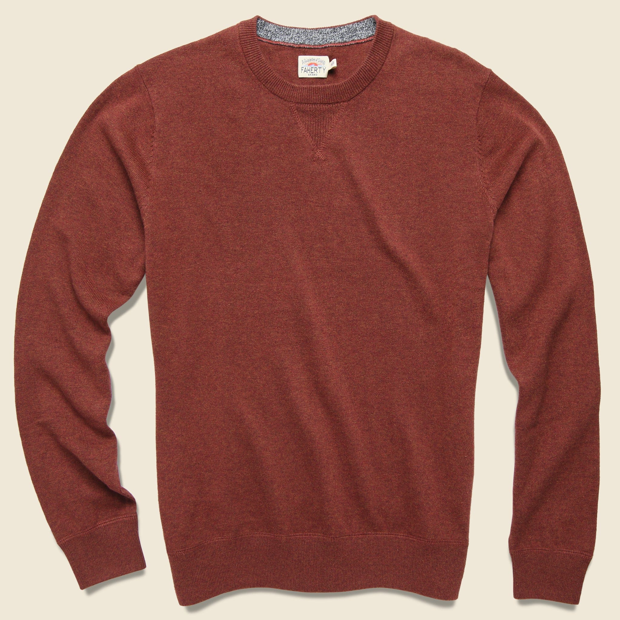 Sconset Crew Sweater - Autumn Rust