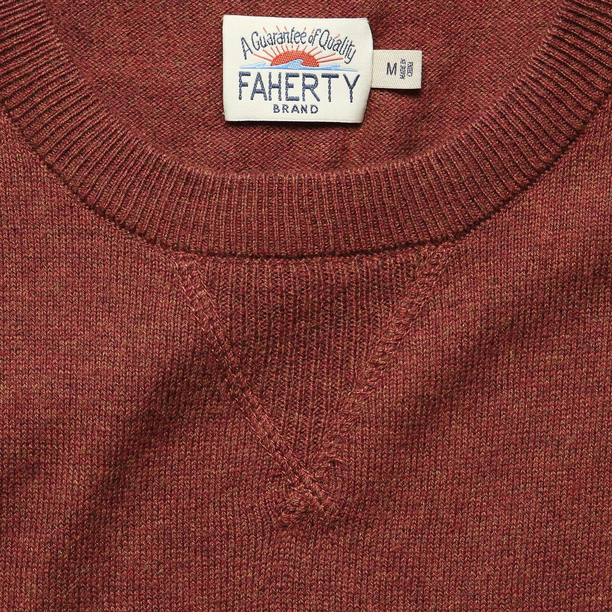 Sconset Crew Sweater - Autumn Rust - Image 2