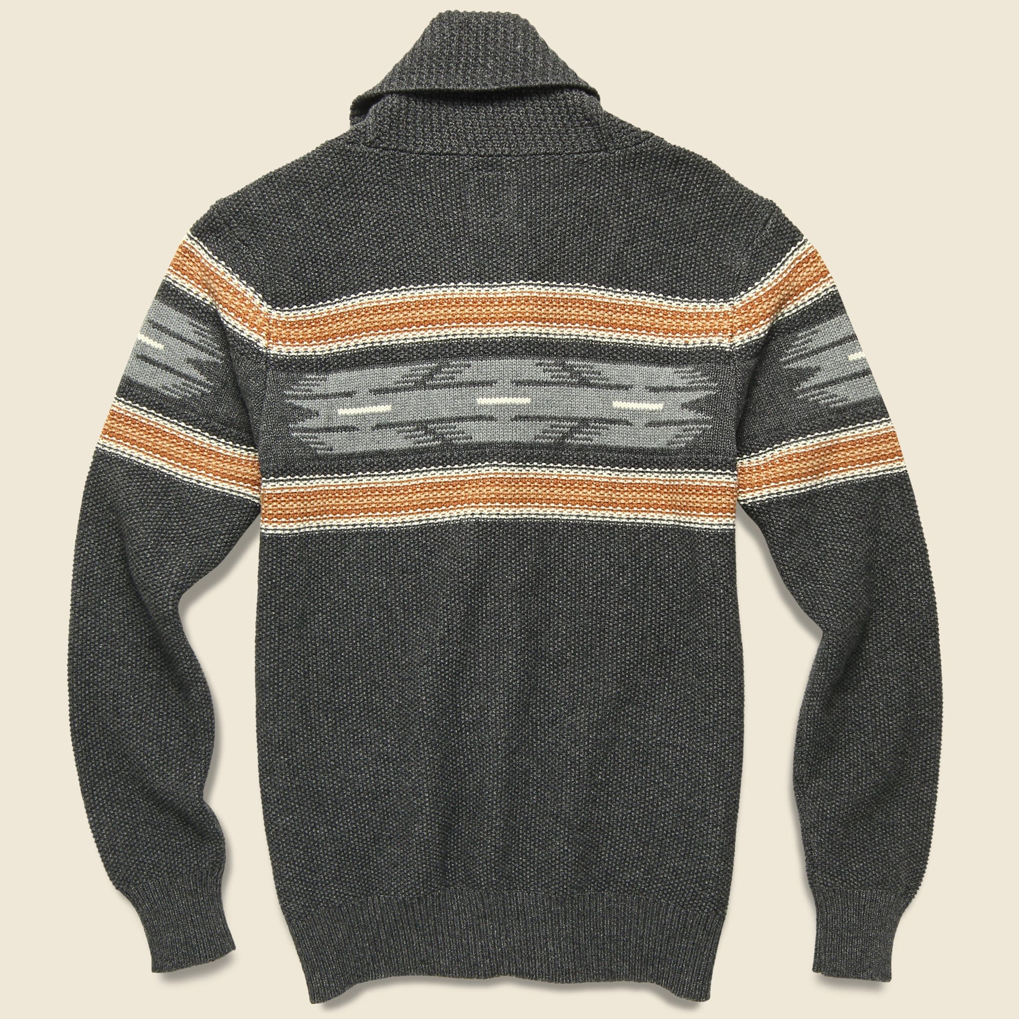 Shawl Collar Cardigan - Charcoal Eyegazer - Image 2