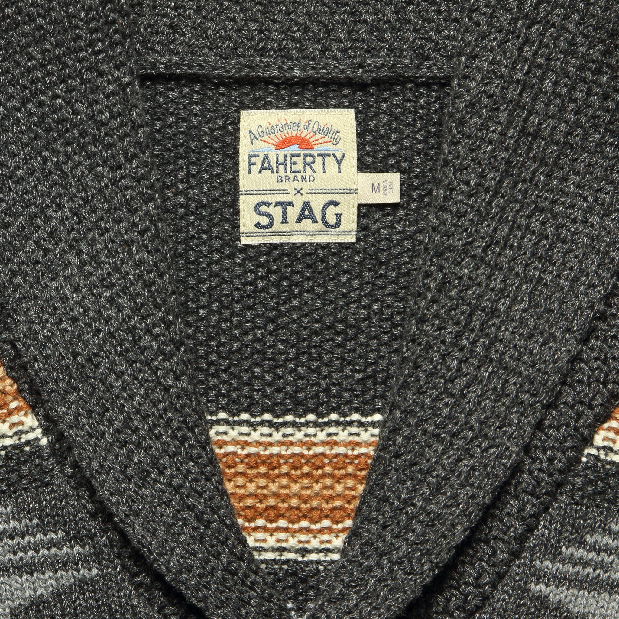 Shawl Collar Cardigan - Charcoal Eyegazer - Image 3