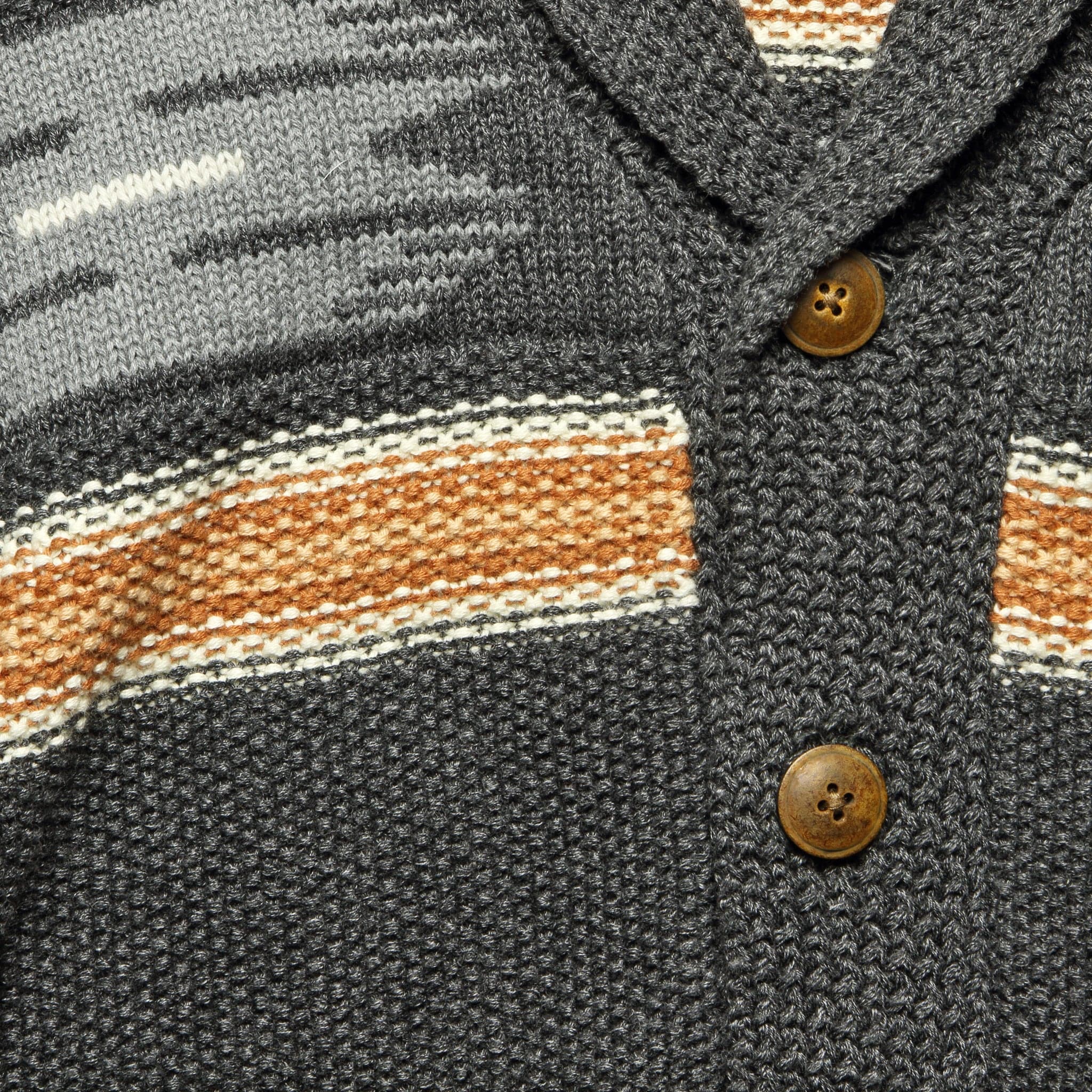 Shawl Collar Cardigan - Charcoal Eyegazer - Image 4