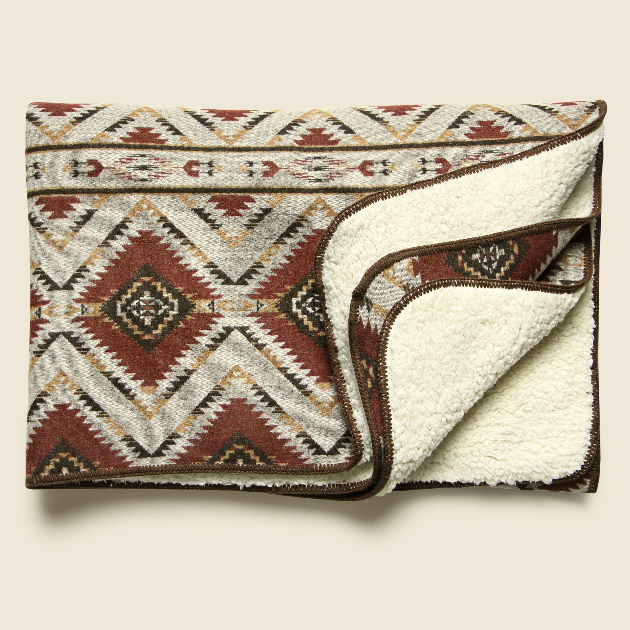 Sierra Sherpa Blanket - Hill Country Brown - Image 2