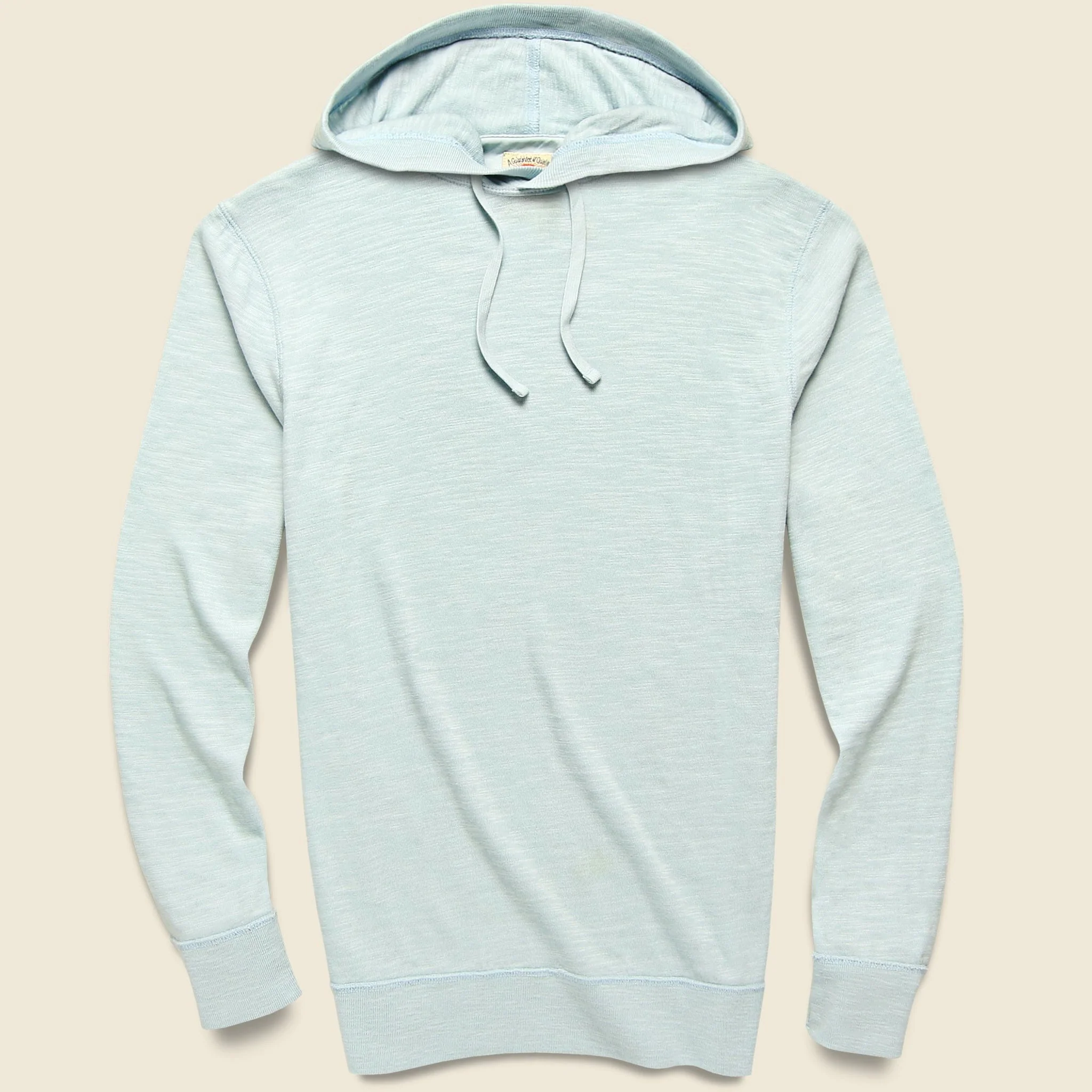 Slub Cotton Hoodie - Sky